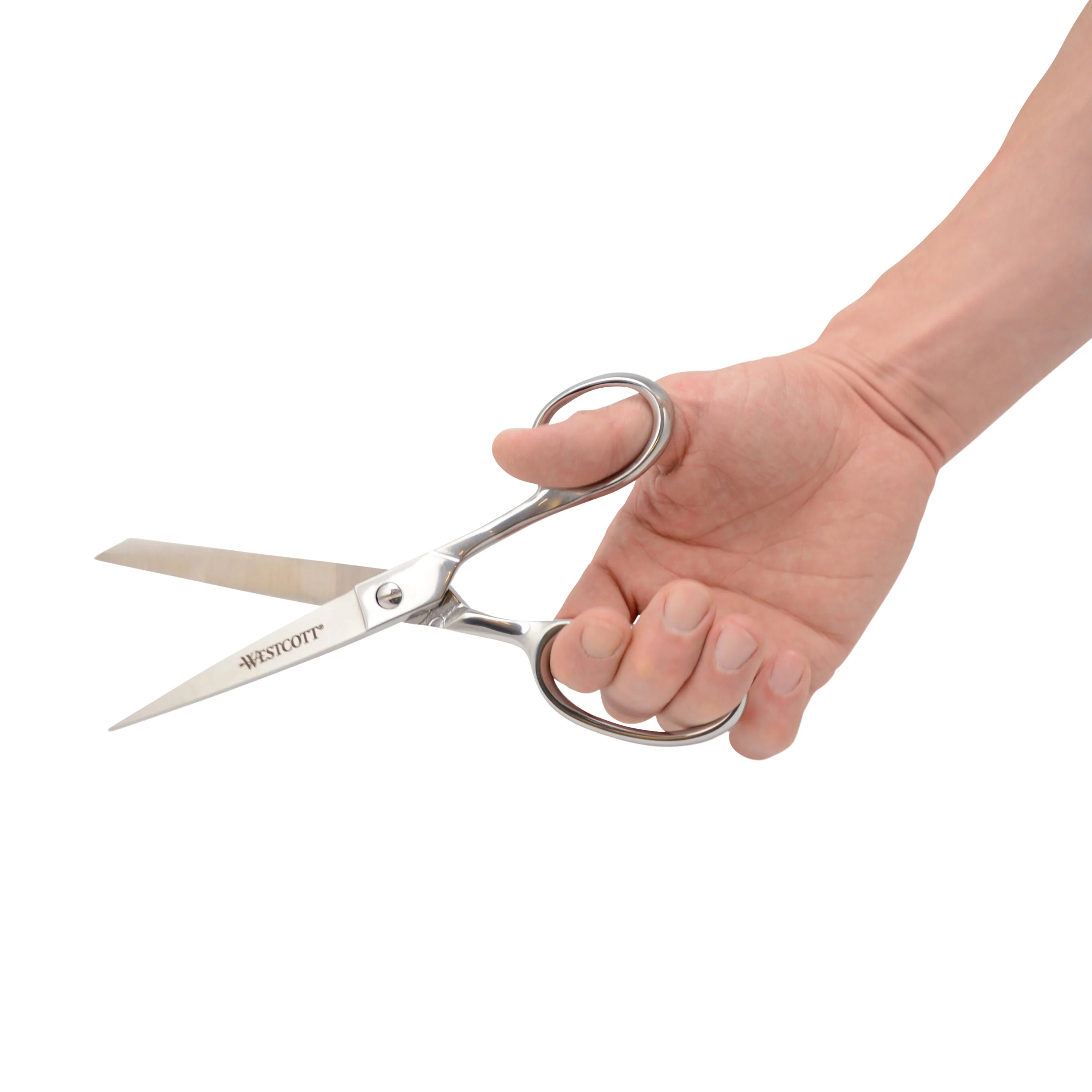 Westcott 8in Straight Forged Classic Fabric and Paper Scissors, Heavy Duty, Knife-Edge for Sewing, Tailoring, General Arts and Crafts, Office (00845-PARENT) - Image 8