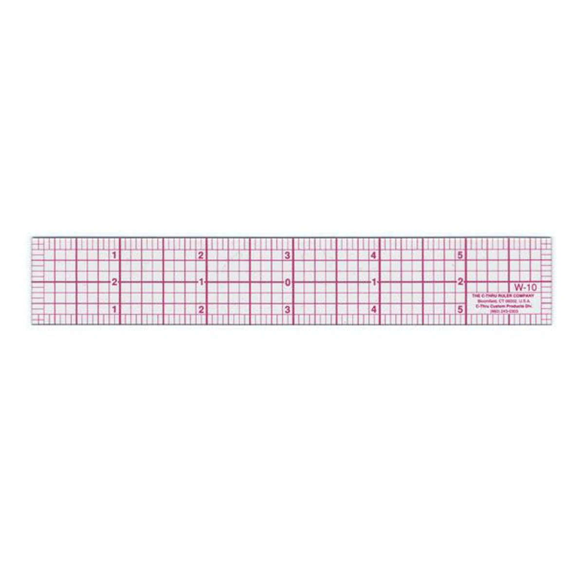 Westcott 8ths Graph Ruler, 1 x 6", Transparent (W-10) - Image 4