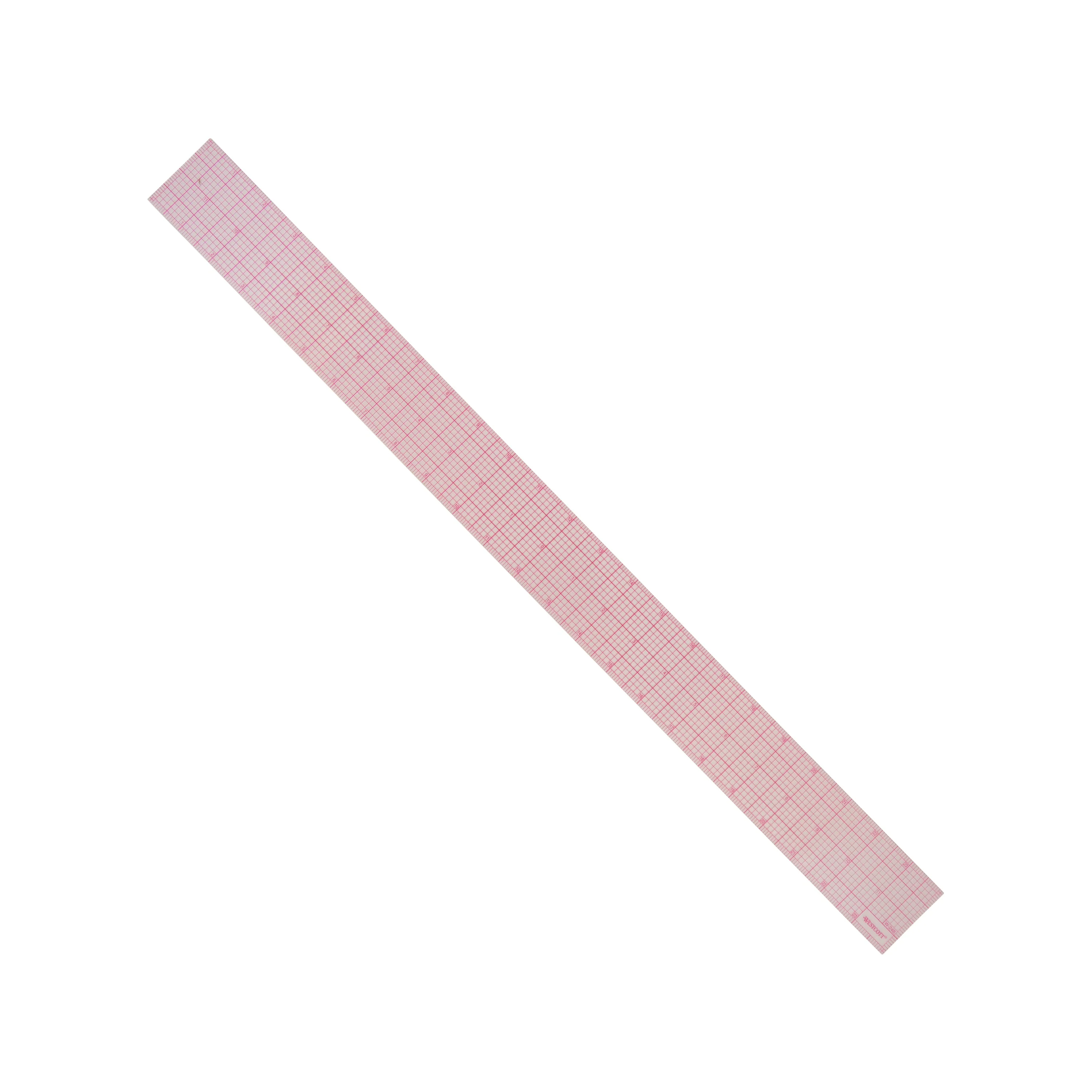 Westcott 8ths Graph Ruler, 2 x 24", Transparent (W-248)