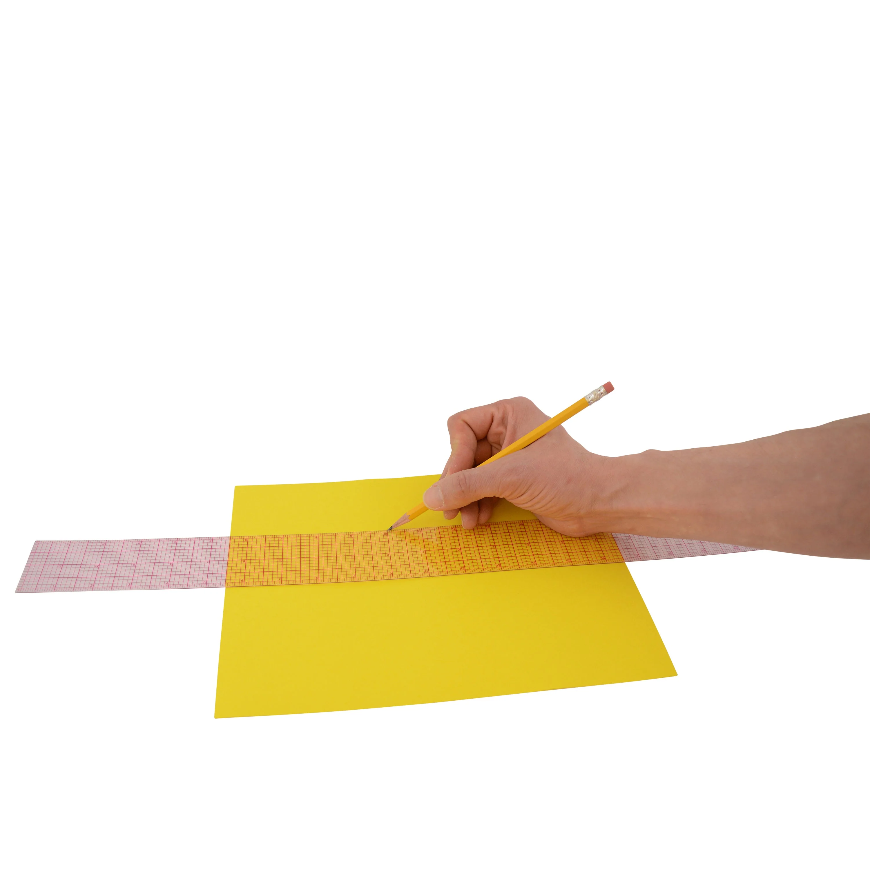Westcott 8ths Graph Ruler, 2 x 24", Transparent (W-248) - Image 4