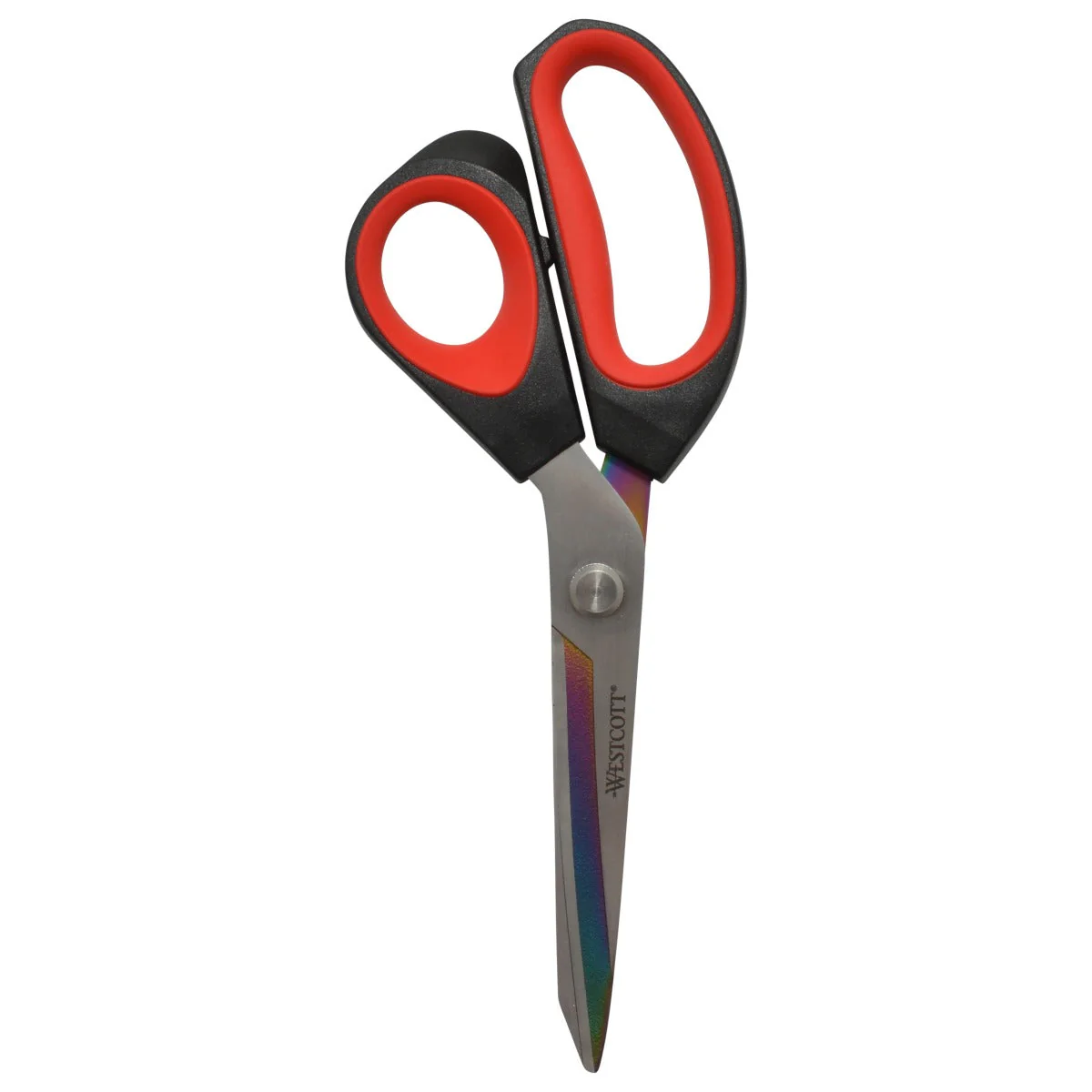 Westcott 9.5" Premium Multipurpose Craft Scissors, Red/Black (17780)