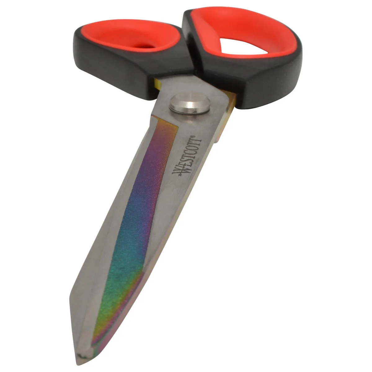 Westcott 9.5" Premium Multipurpose Craft Scissors, Red/Black (17780) - Image 8