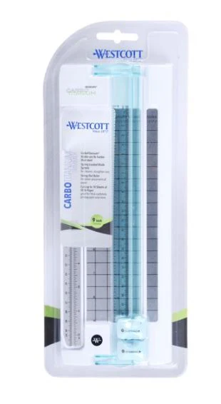 Westcott 9 Inch Carbo Titanium Narrow Body Paper Trimmer - Image 2