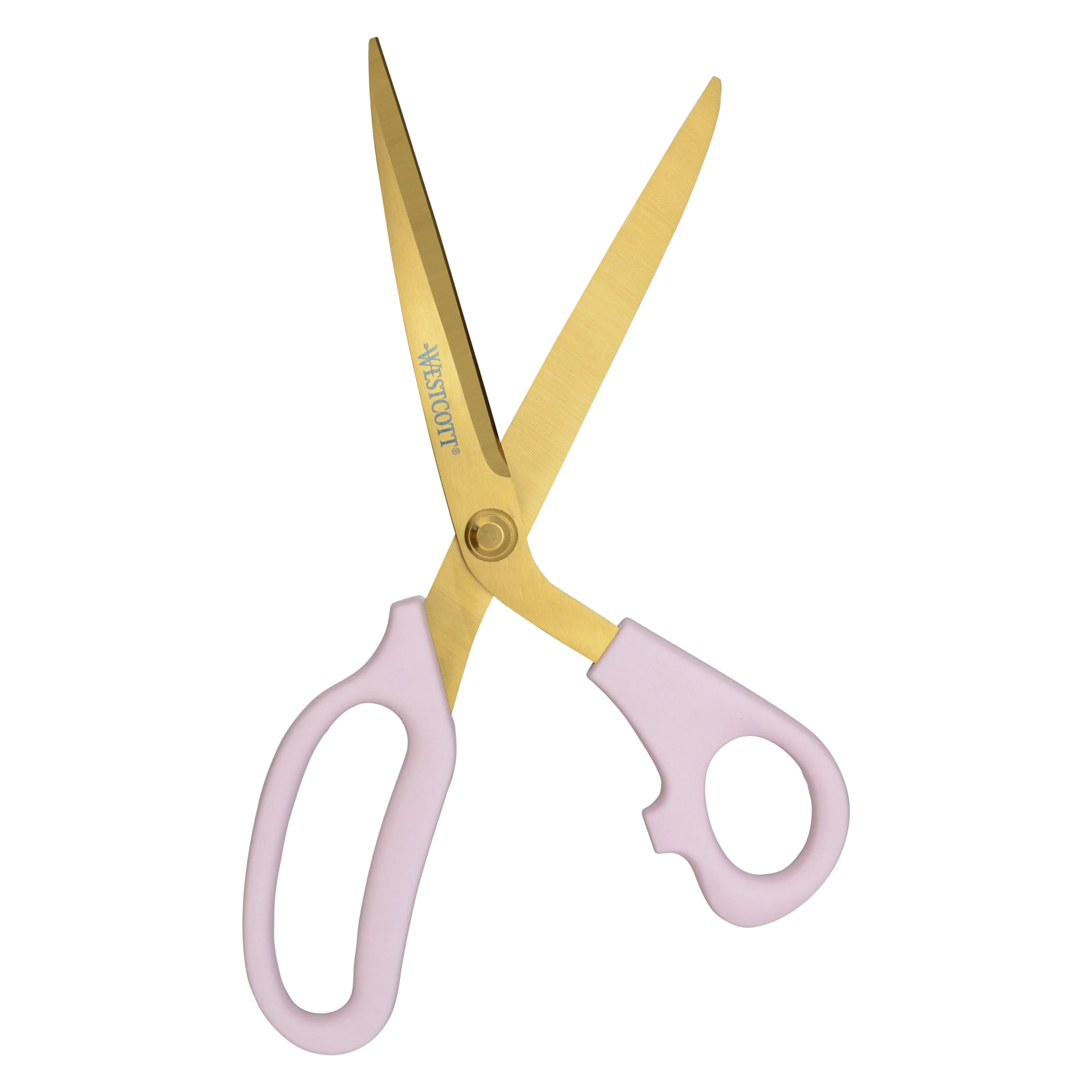 Westcott 9in All Purpose Kitchen Shears, Pink with Gold Blade (00824) - Image 4