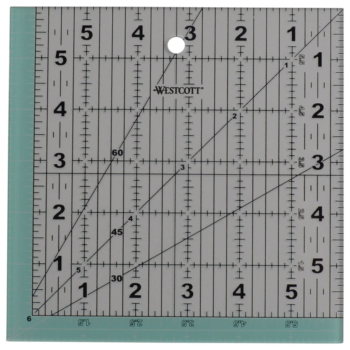 Westcott Acrylic Ruler Pack, Metric/Imperial, Clear, 2-Pack (14800-PARENT) - Image 12