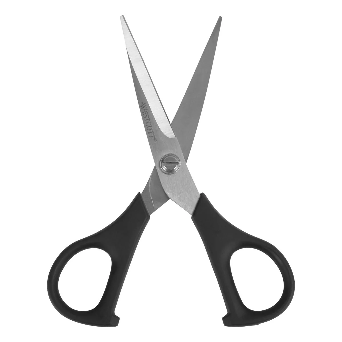 Westcott All Purpose Plus 8", Bent, 5", Straight, Black, 2-Piece - Image 9