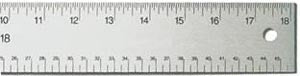 Westcott Aluminum Straight Edge Ruler, 24" (ASE-36) - Image 2