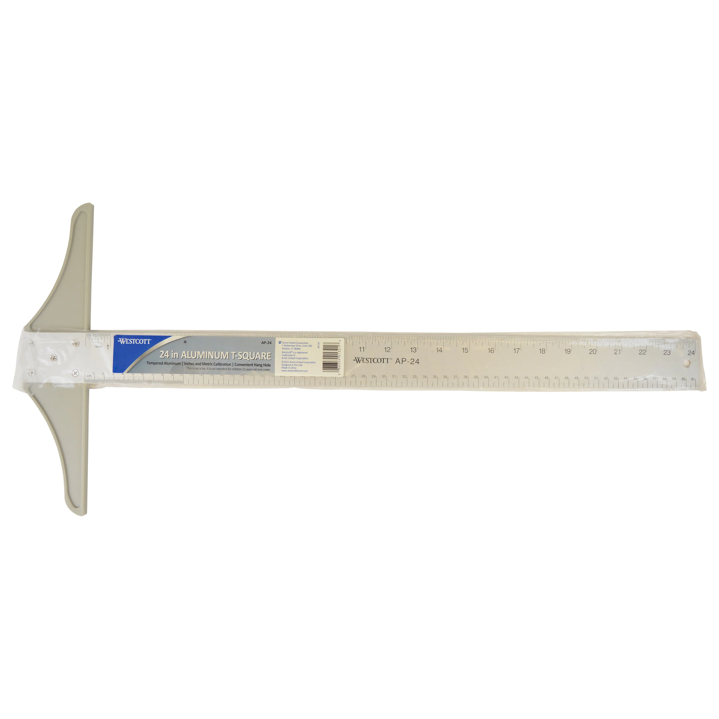 Westcott Graduated T-Square, Aluminum, 24" (AP-24) - Image 9
