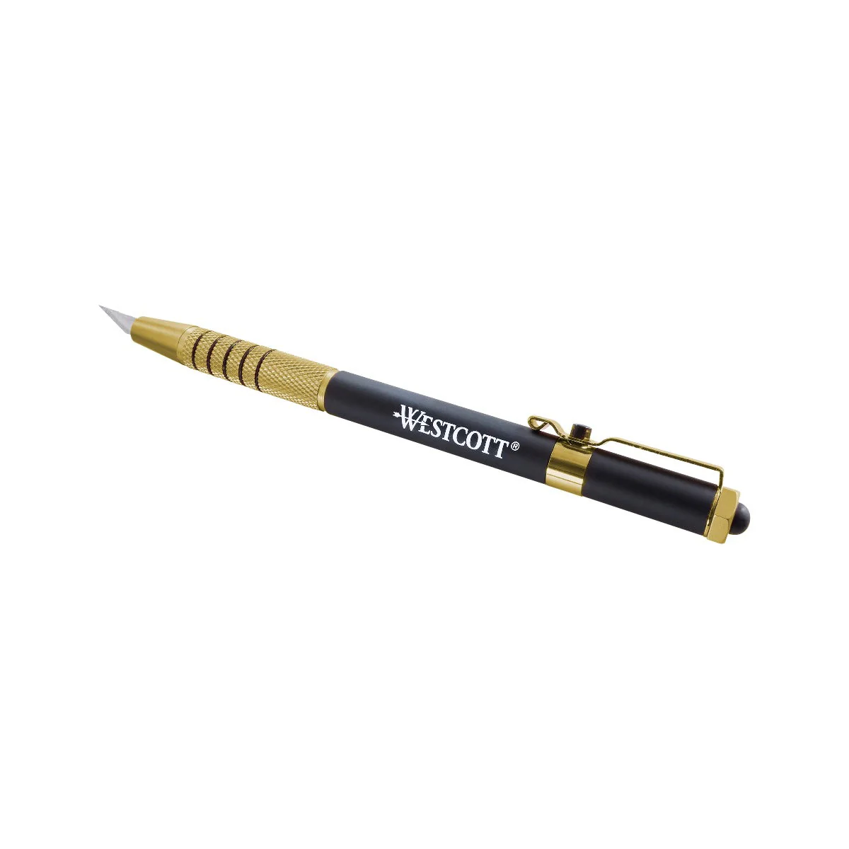 Westcott CarboTitanium Bonded Pen Style Hobby Knife, Gold (17314) - Image 5