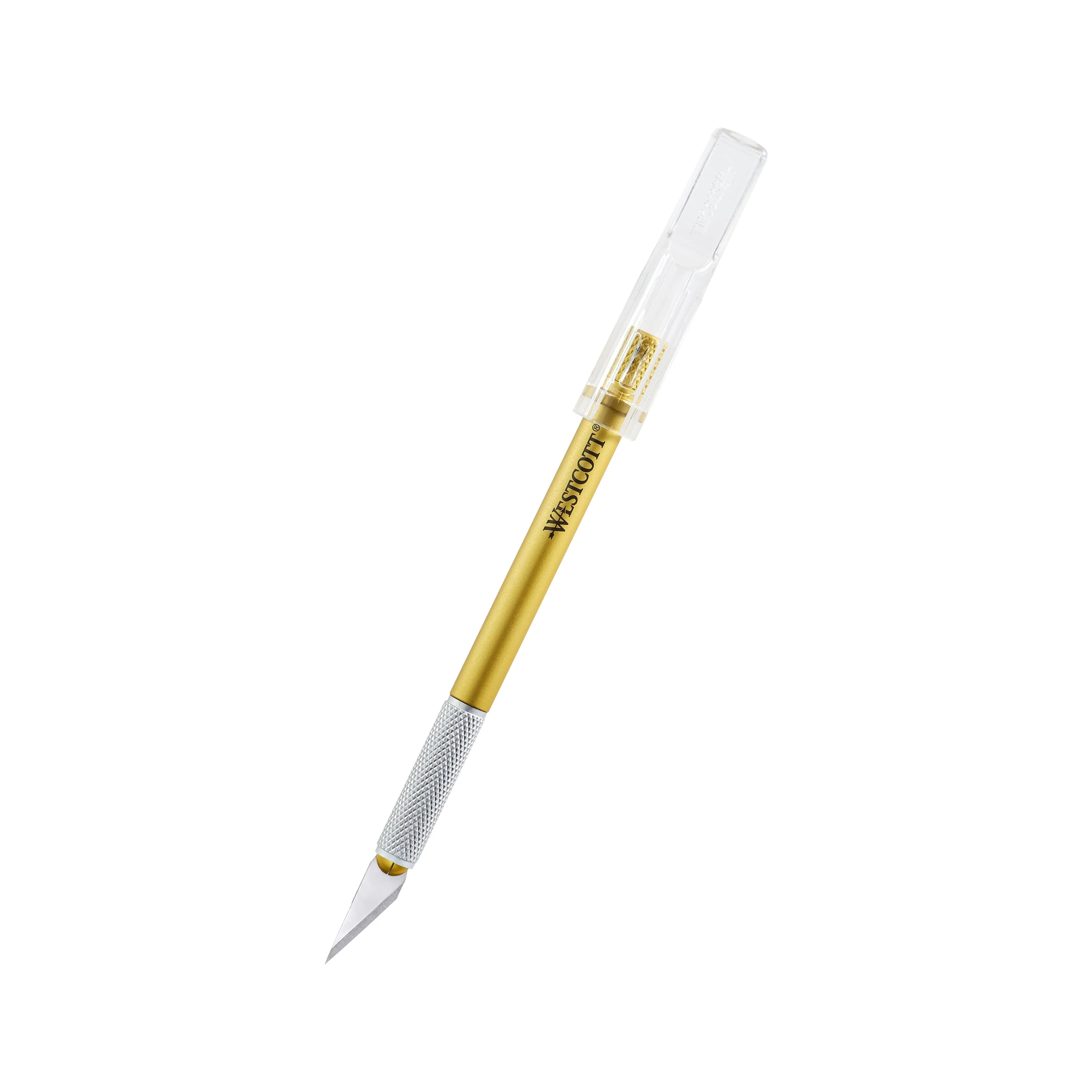 Westcott CarboTitanium Bonded Regular Size Hobby Knife, Gold (17309) - Image 5