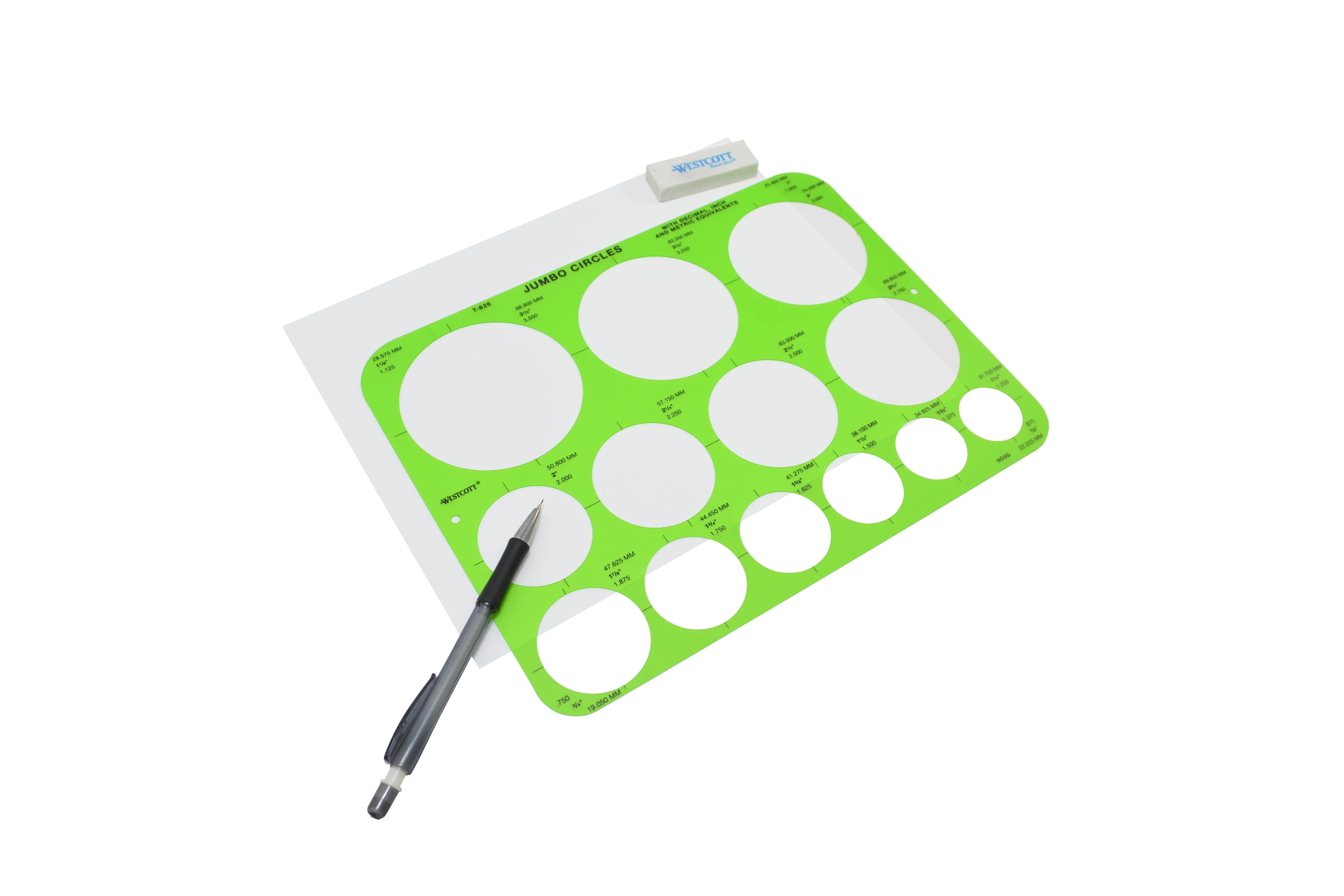 Westcott Circles Template, Jumbo, (T-826) - Image 4