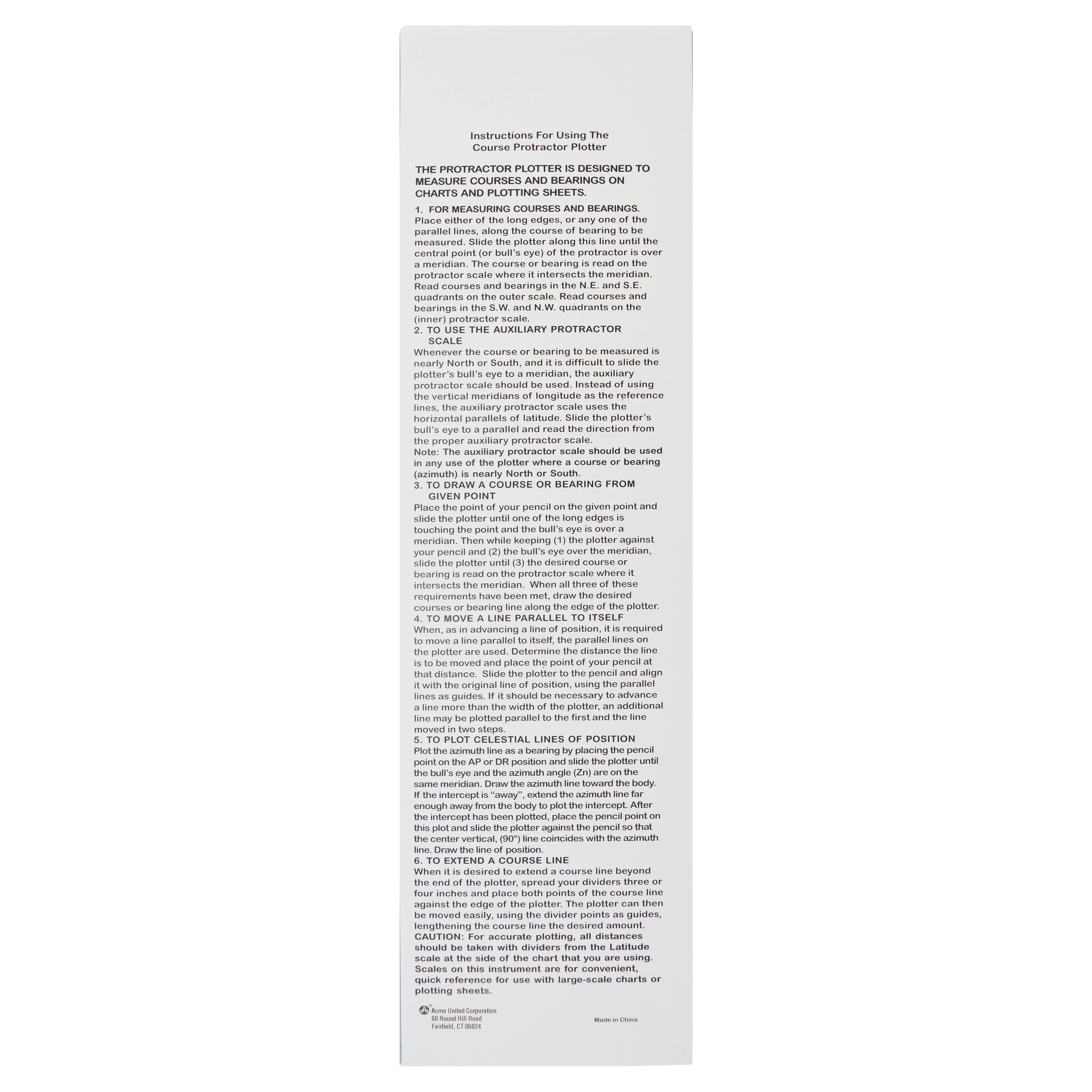 Westcott Course Protractor Plotter Ruler, 15", Transparent (P-72) - Image 3