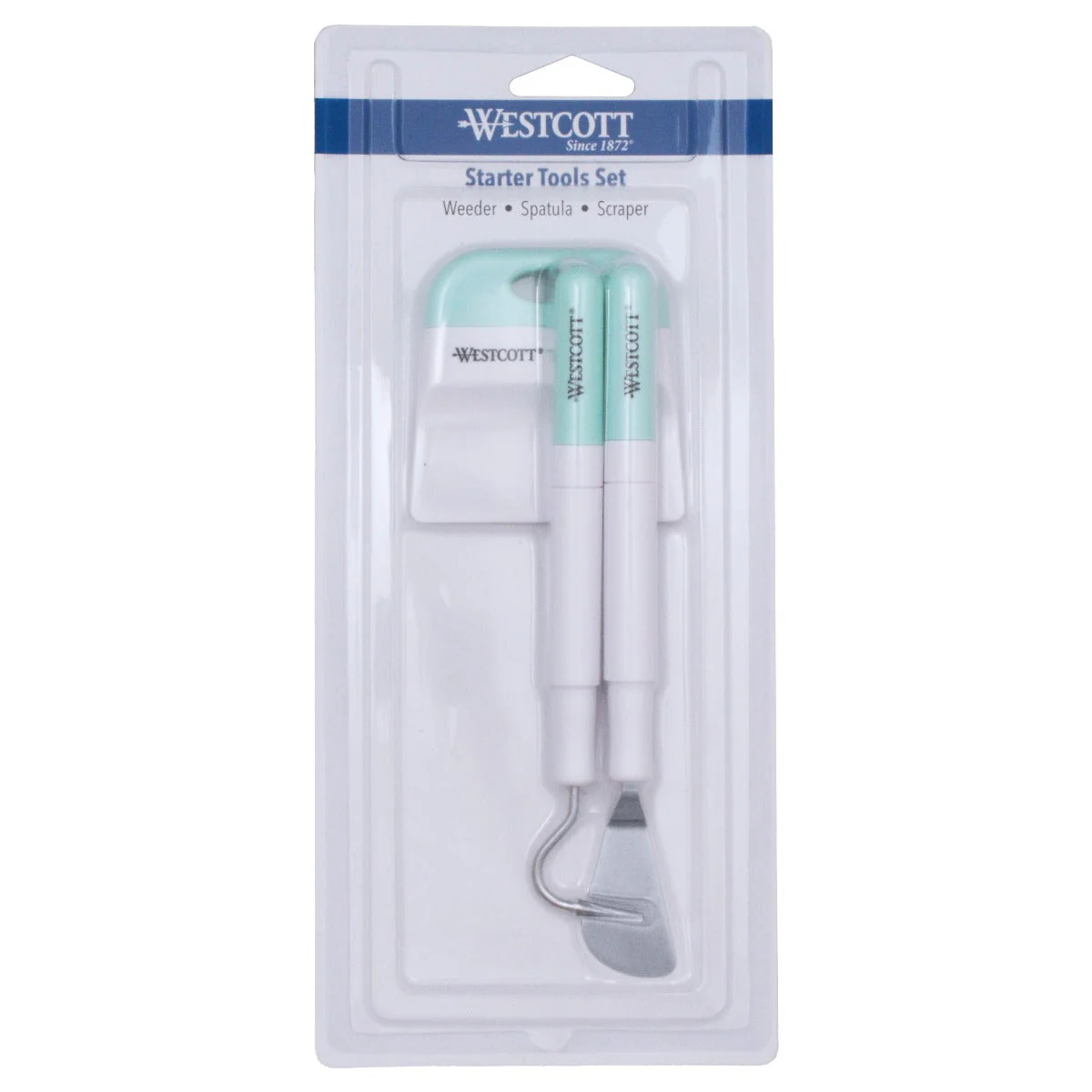 Westcott Die Cutting Craft Tools Set, White/Blue, 3-Piece (00499)
