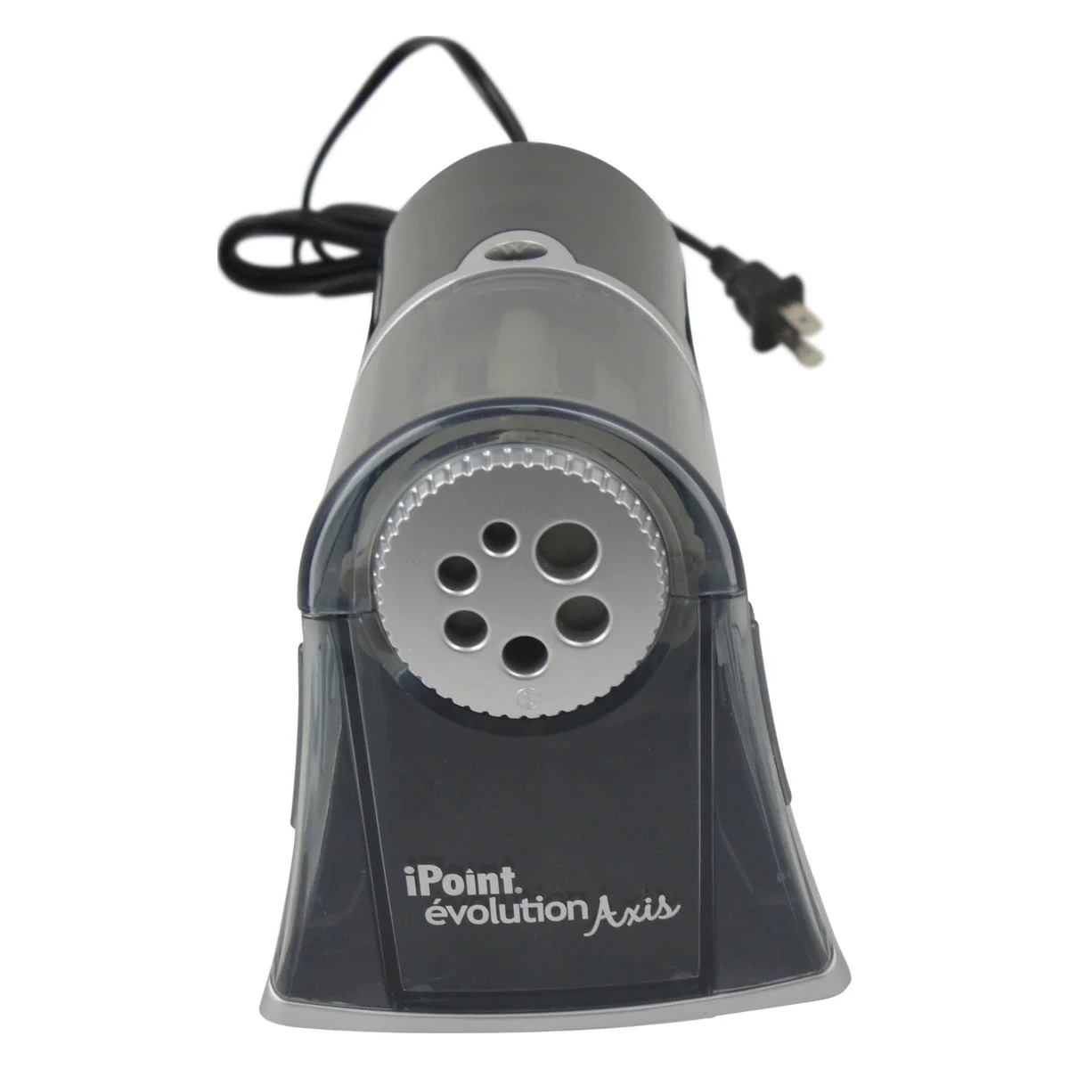 Westcott Electric iPoint Evolution Axis Heavy Duty Pencil Sharpener, Black and Silver (15509) - Image 3