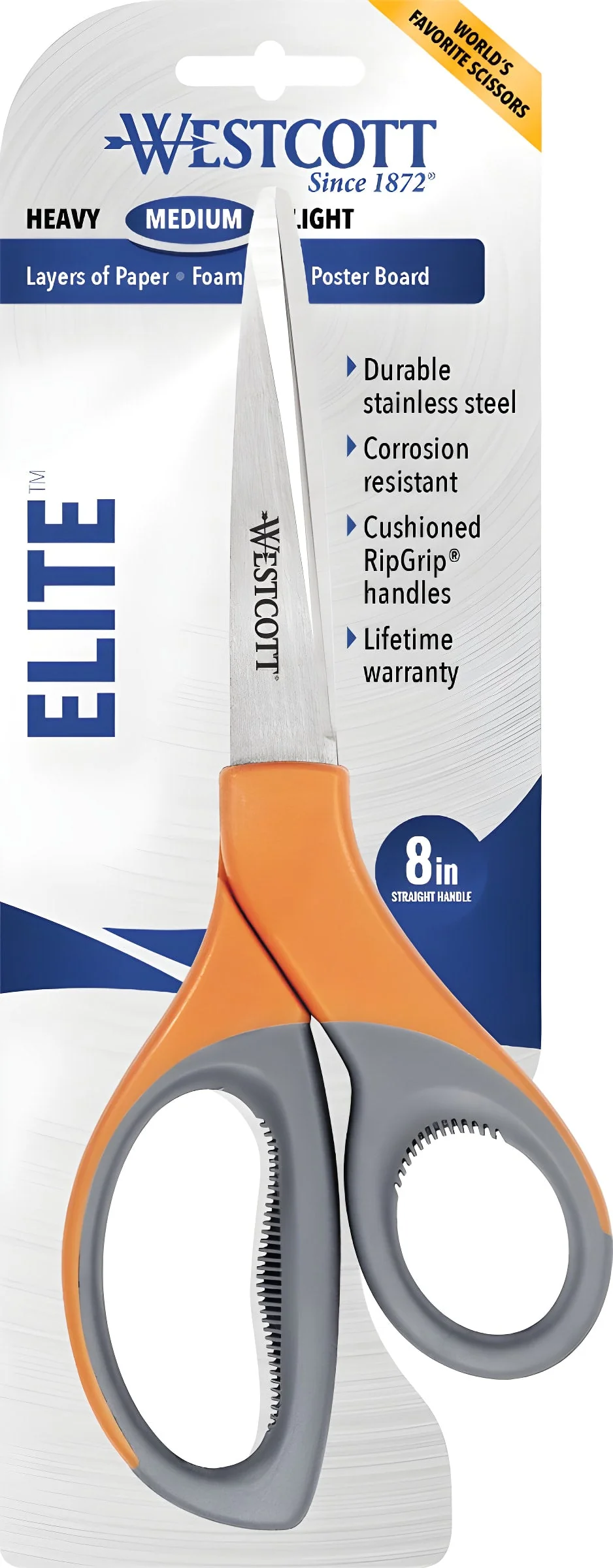 Westcott Elite Stainless Steel Straight Shears, 8 Inches (41318) - Image 2