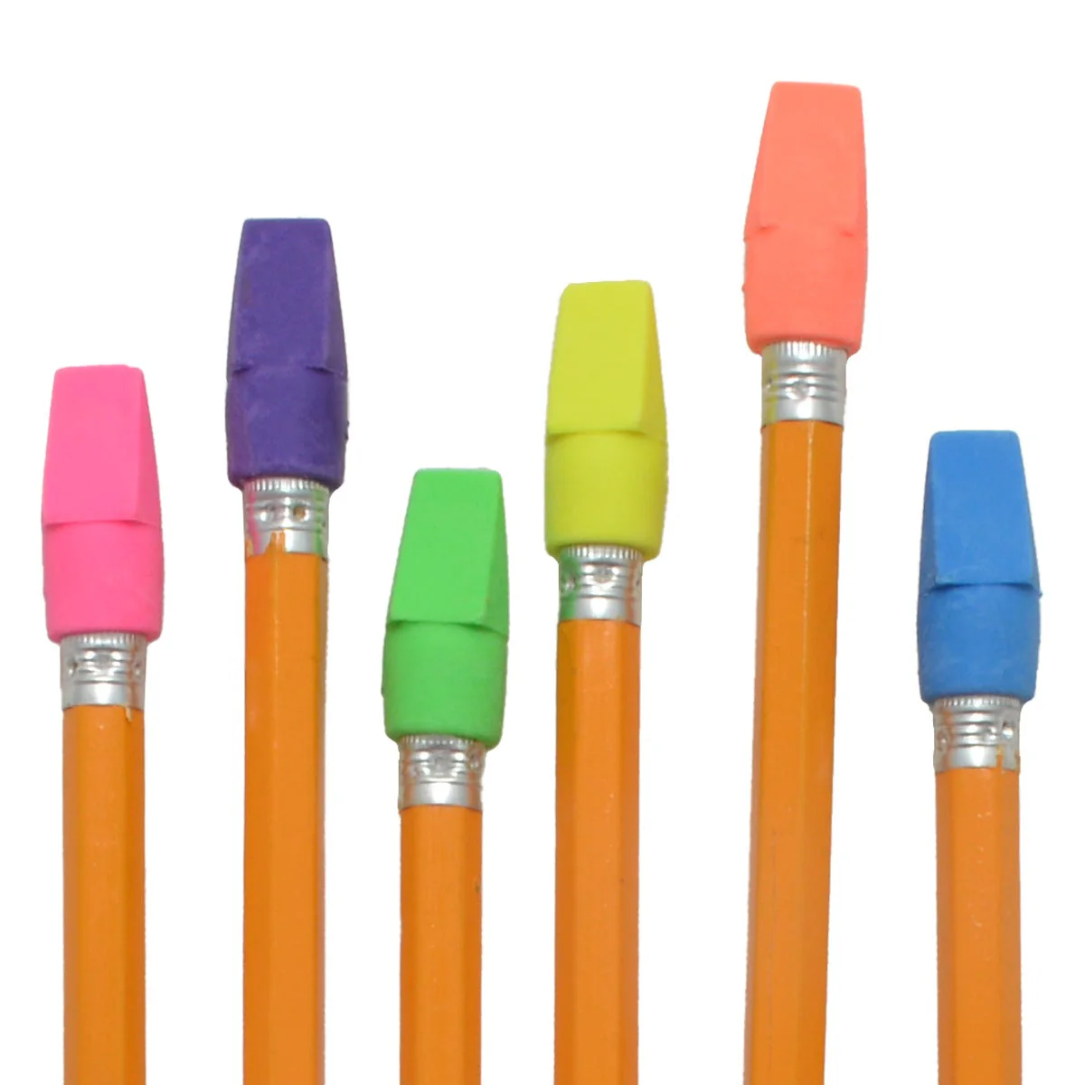 Westcott Eraser Pencil Toppers, Assorted Colors (14891) - Image 4