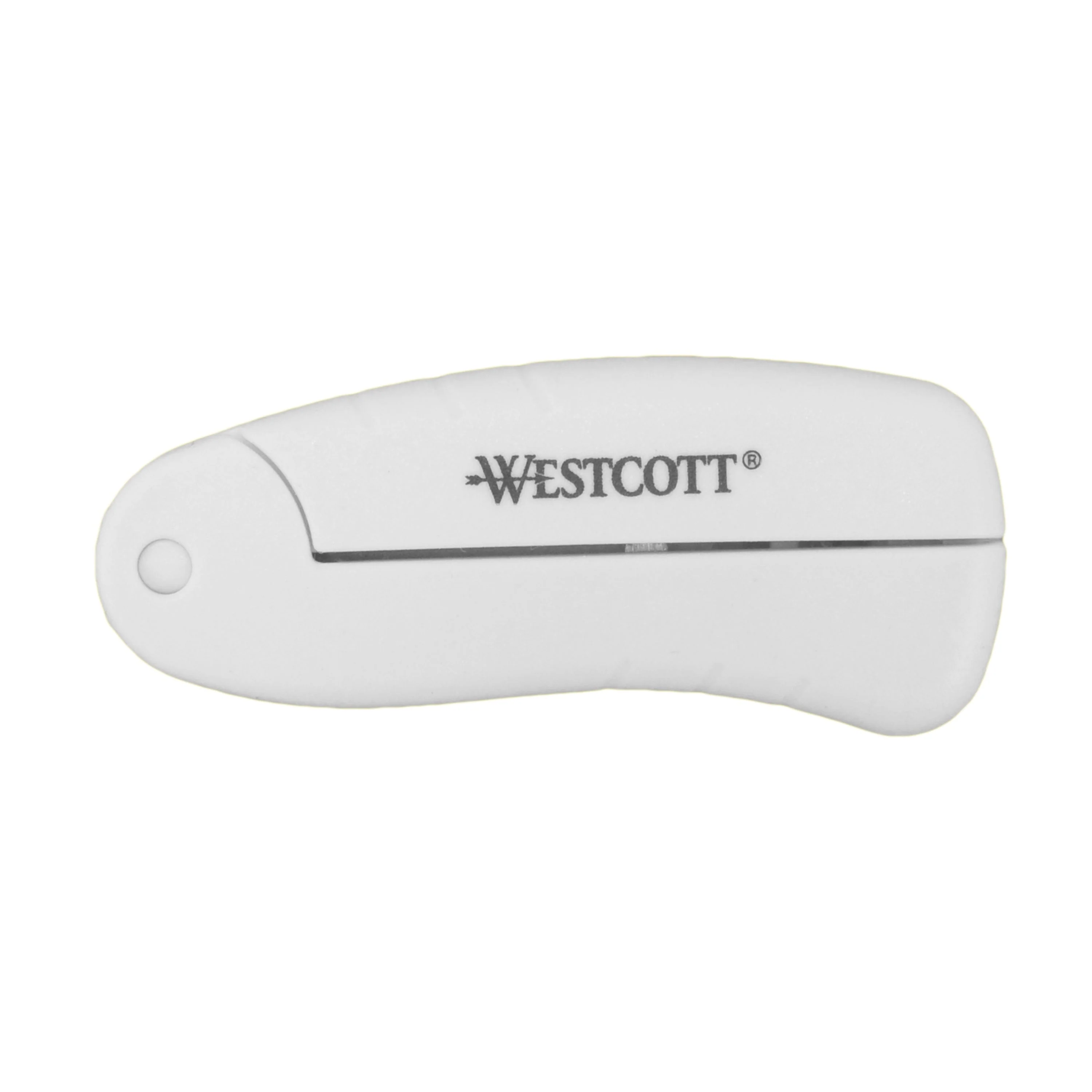 Westcott Folding Scissors, Slicer and Rotary Cutter, Portable, Titanium Blades and White Handles for Travel, Crafting and Sewing, 3-Piece Set (00760) - Image 12