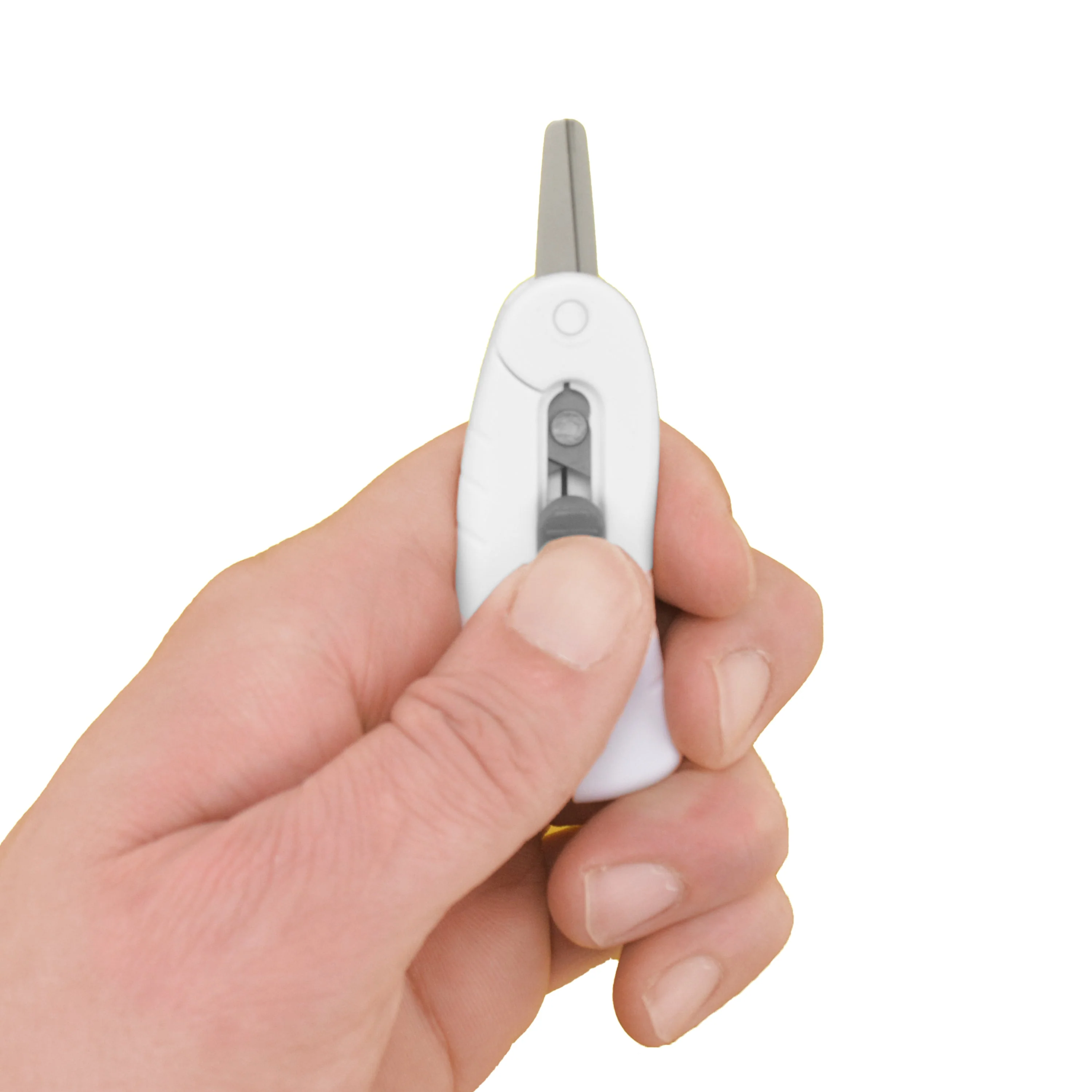 Westcott Folding Scissors, TSA Compliant and Portable, Titanium Blades with White Handles, for Travel, Crafting and Sewing (00766) - Image 4