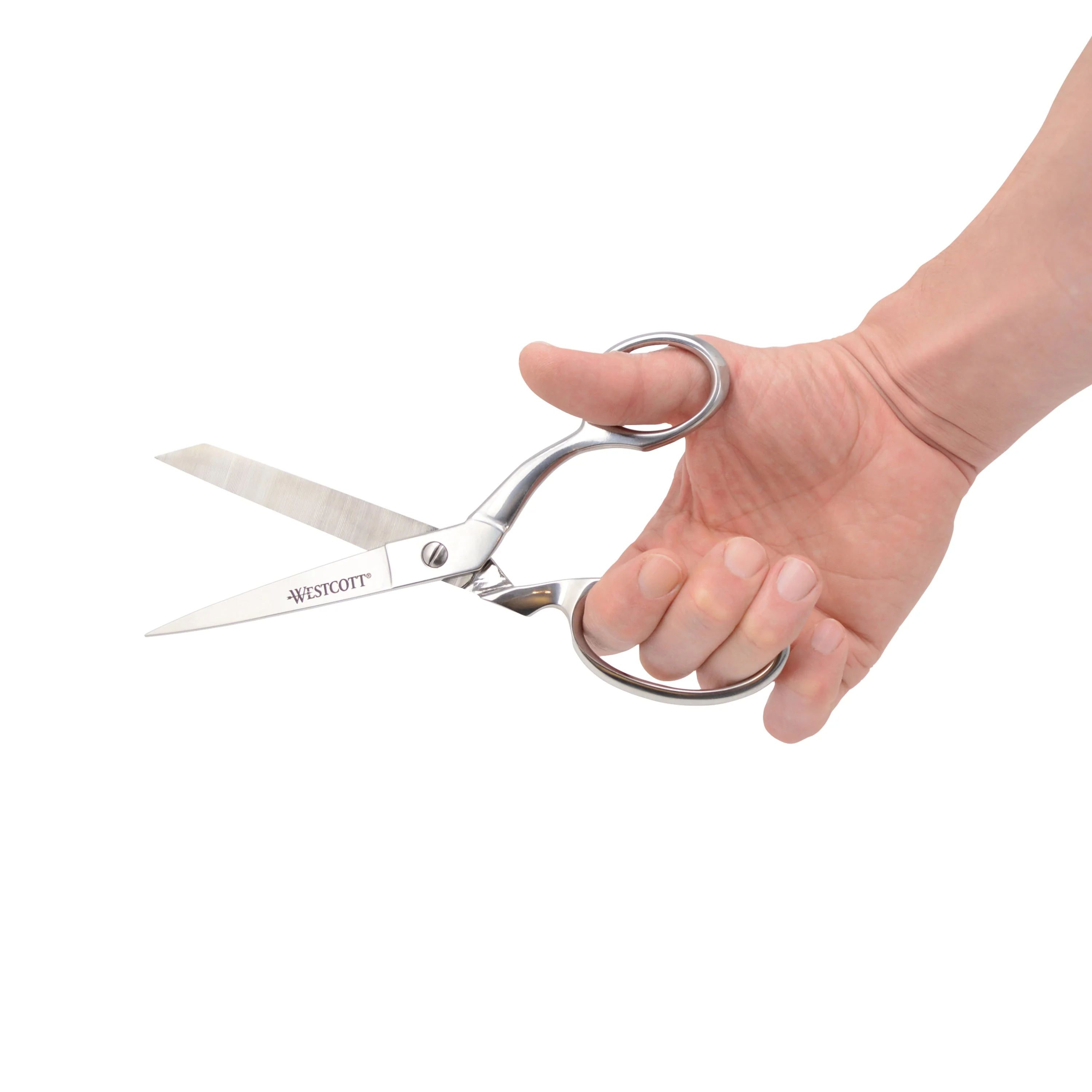 Westcott Forged 8in & 5in Scissors for Fabric and Paper Crafts, 2-Pack, Detail Snips and Heavy Duty Shears, Dressmaker Shears for Sewing, Tailoring, Quilting, Art, Office (00844-PARENT) - Image 8