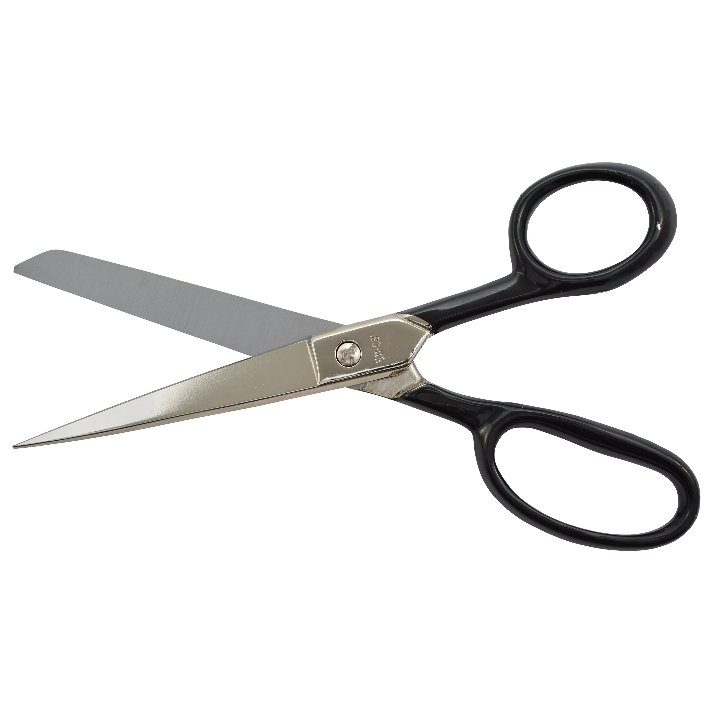 Westcott Forged Nickel Plated Straight Office Scissors, 8", Black (10260) - Image 2