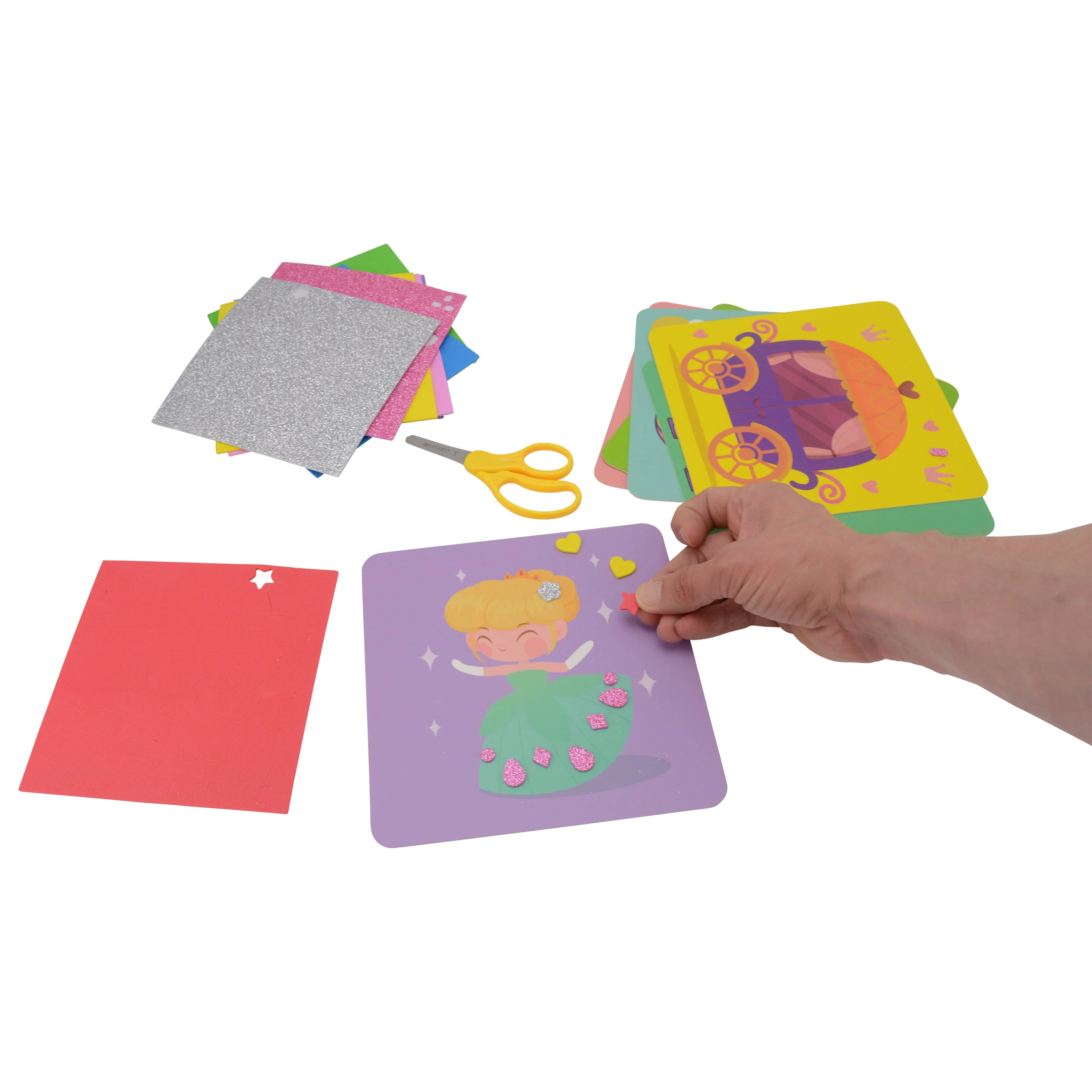 Westcott Fun Foam Art Kit for Kids with Over 800 Stickers (00983-PARENT) - Image 3
