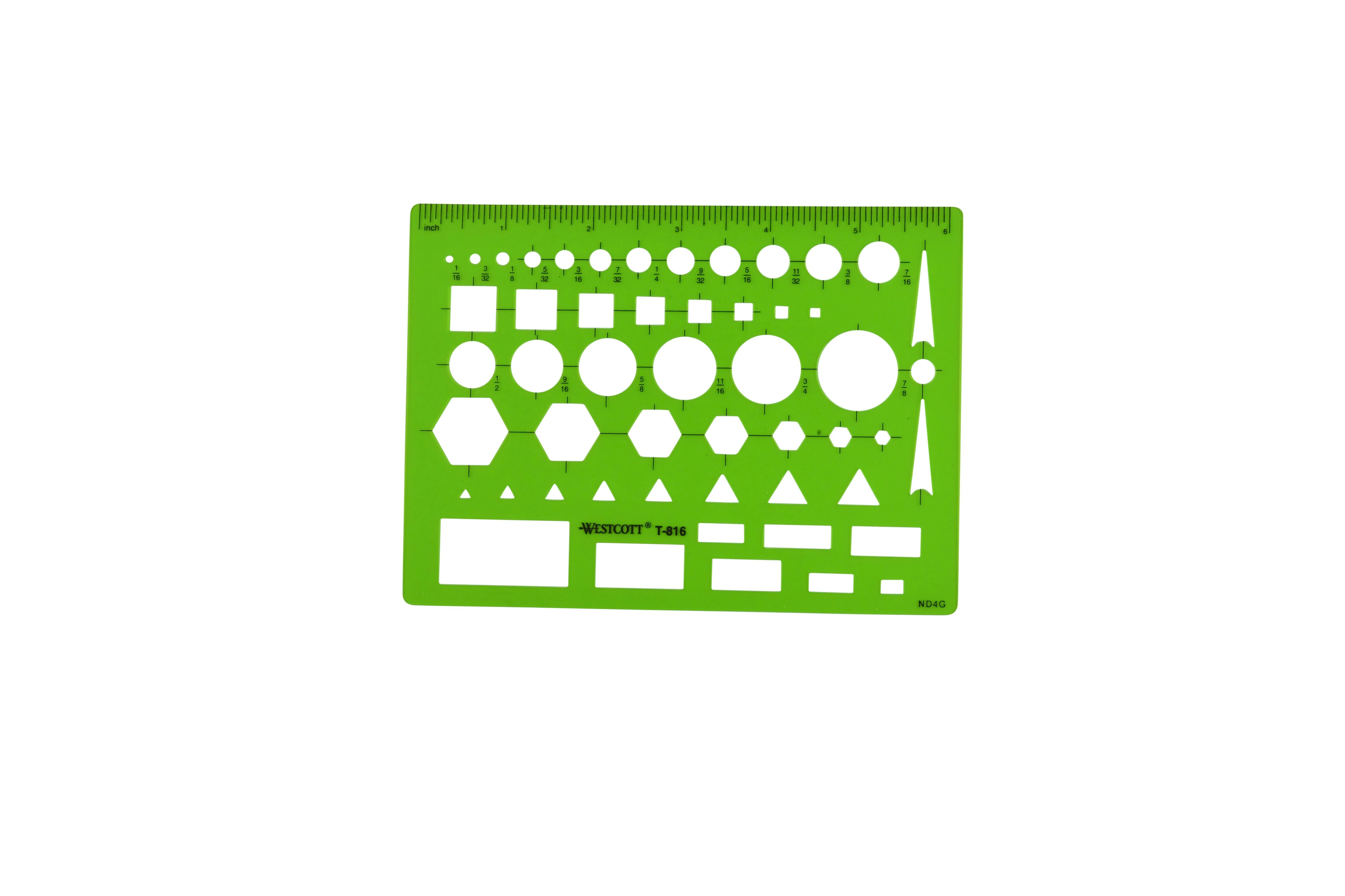 Westcott General Purpose Template (T-816) - Image 3