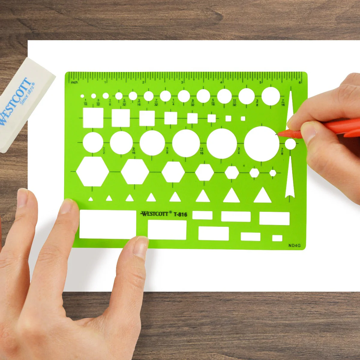 Westcott General Purpose Template (T-816) - Image 4