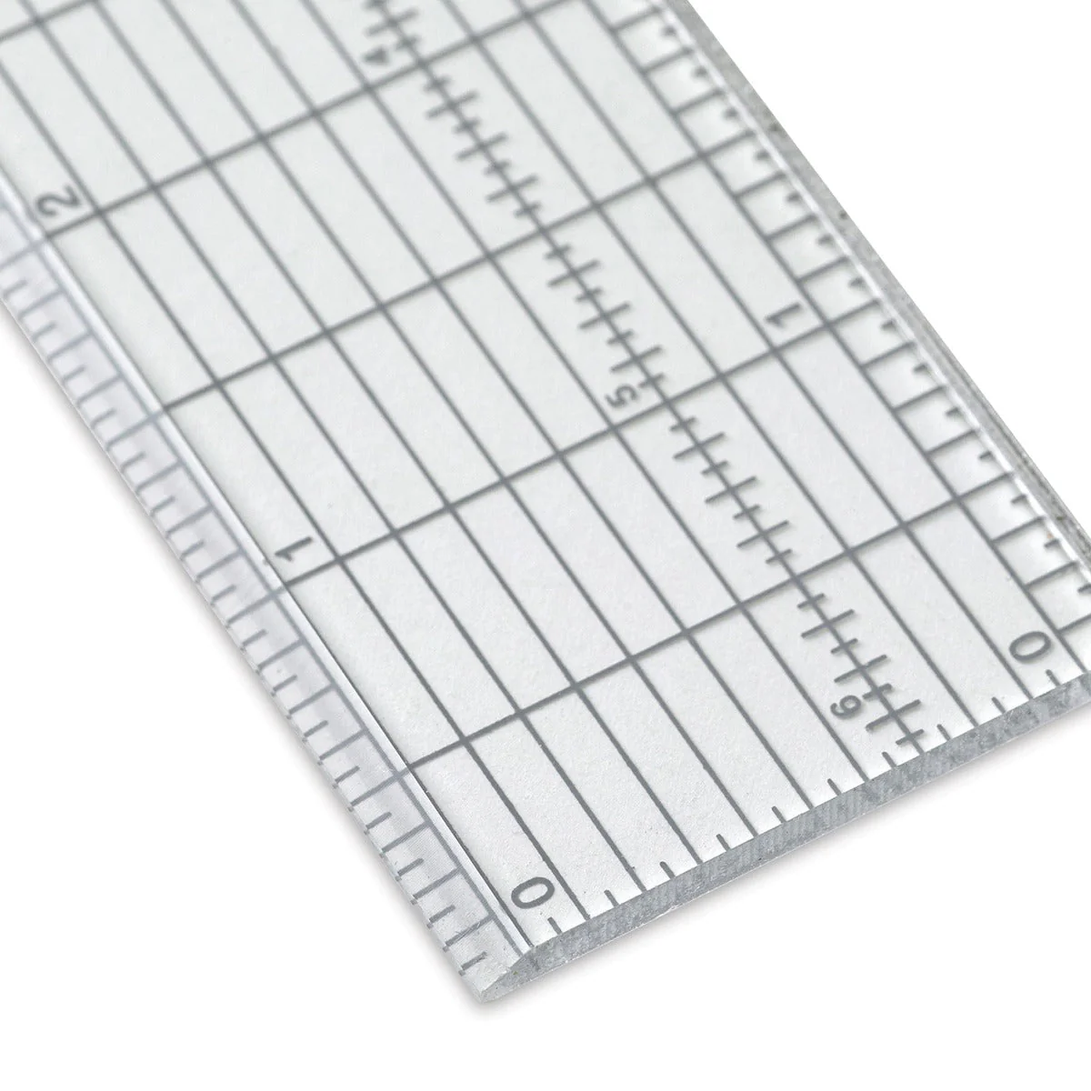 Westcott Grid Ruler with Metal Cutting Edge, 1.5 x 12.5", Transparent (B-1M) - Image 3
