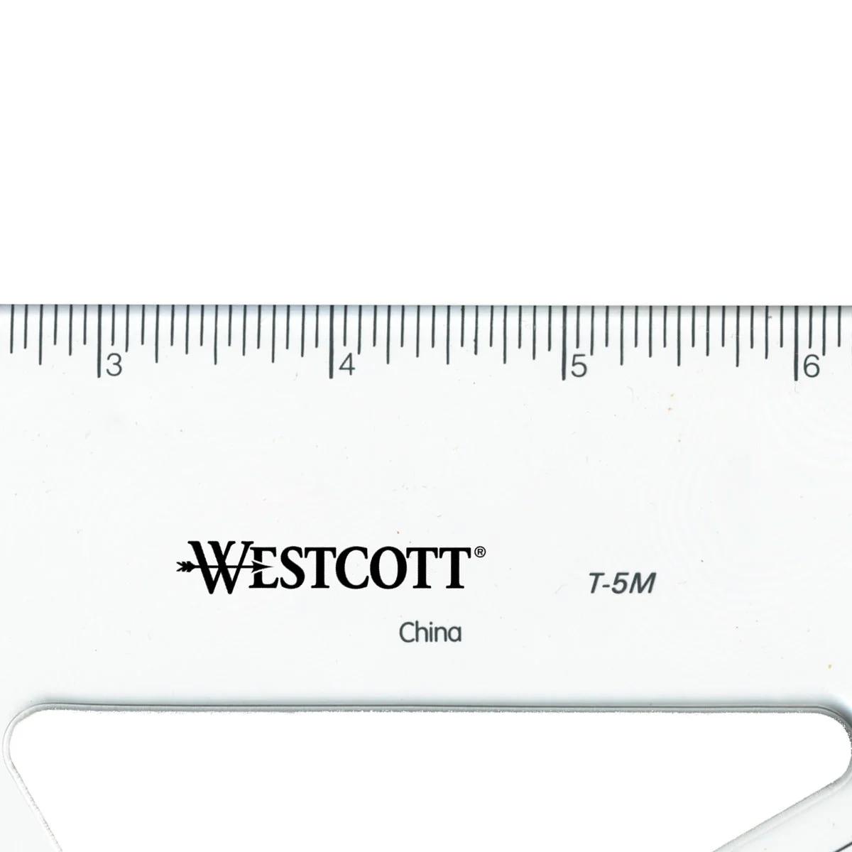 Westcott Grid Triangle, 12", 30/60 Degree, Transparent (T-5M) - Image 2