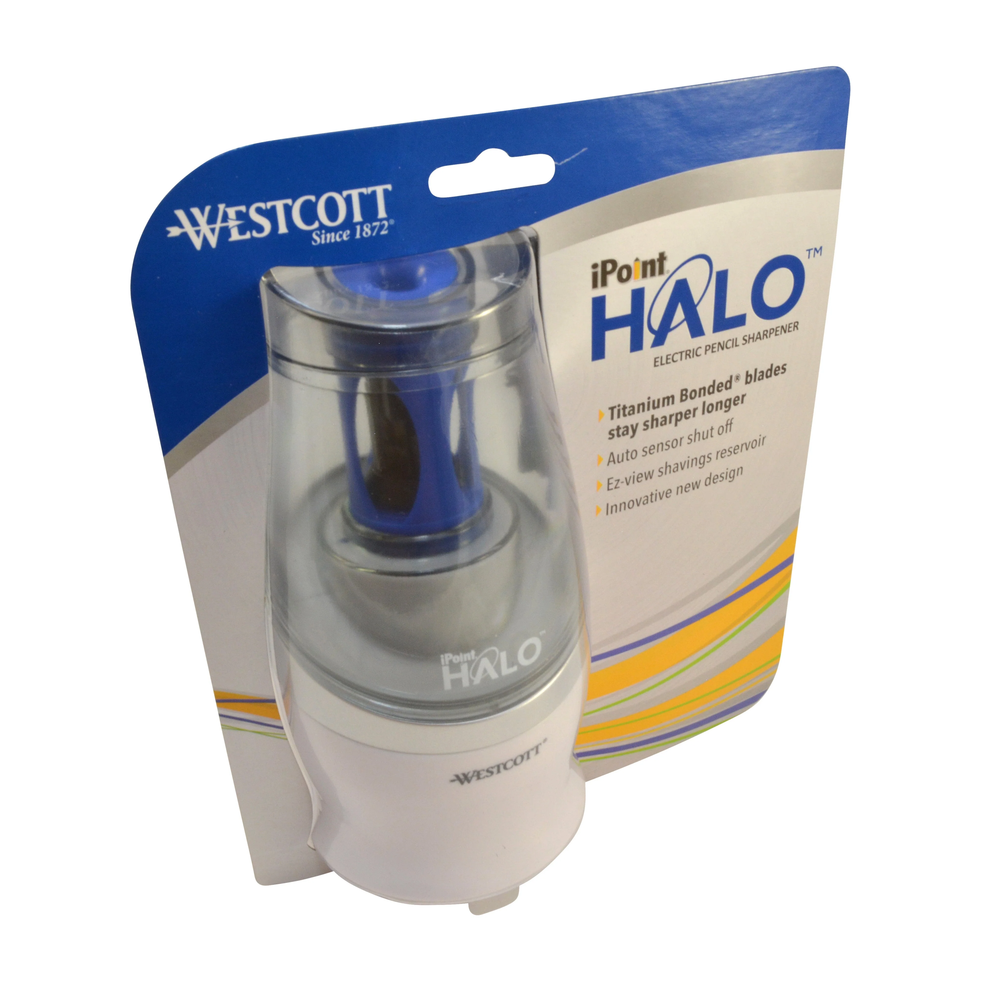 Westcott Halo Electric Pencil Sharpener, Assorted Colors - Image 3