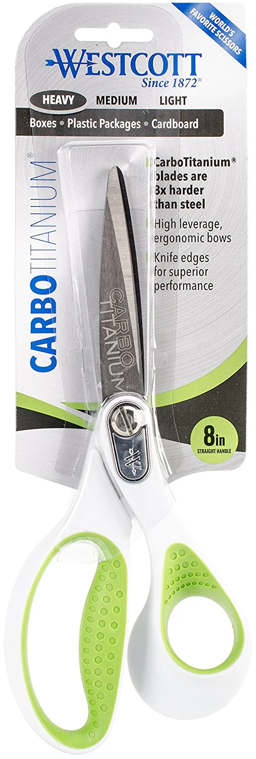 Westcott Heavy Duty CarboTitanium Bonded 8" Straight Scissors (16447) - Image 5