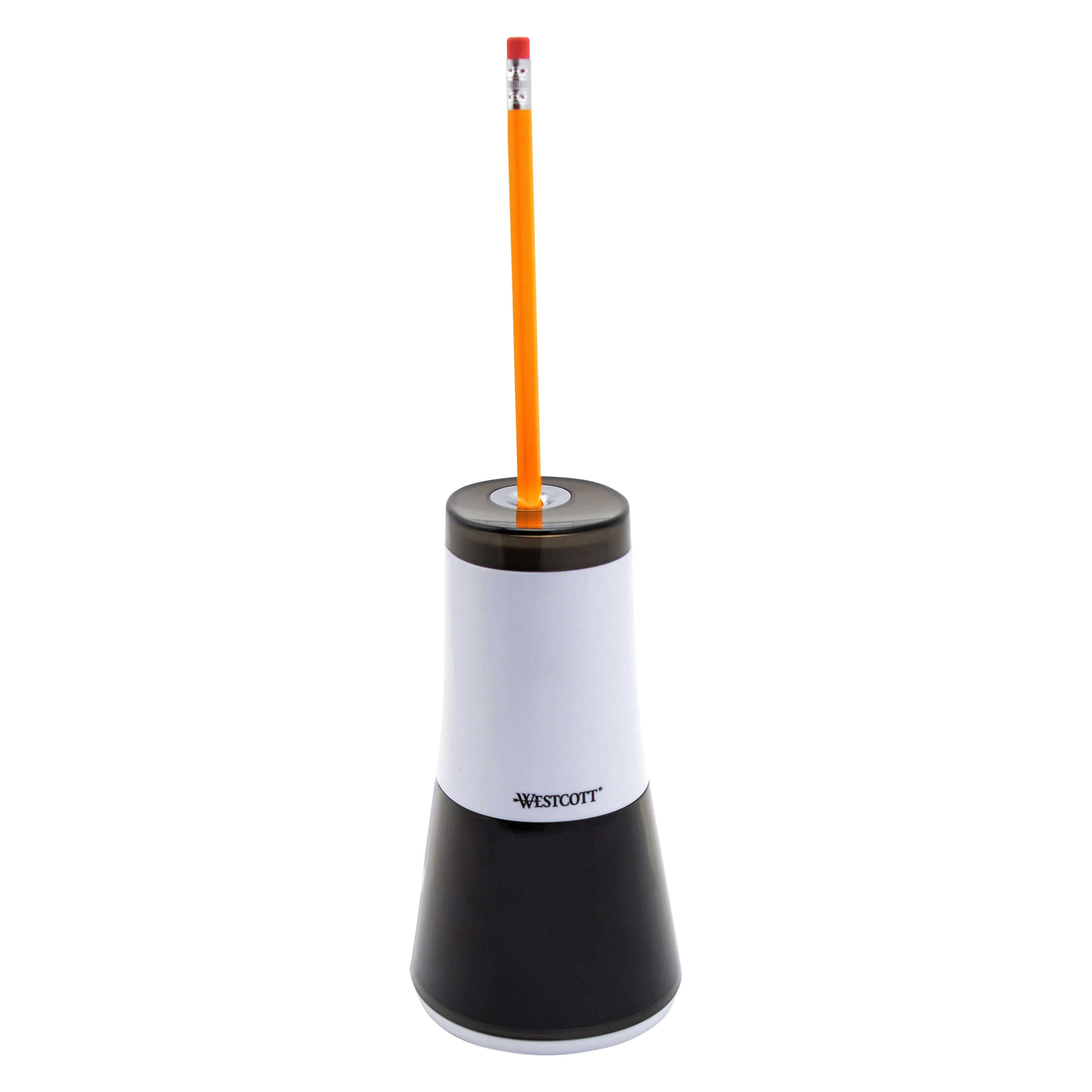 Westcott iPoint Curve Electric Pencil Sharpener, White (00947-PARENT)