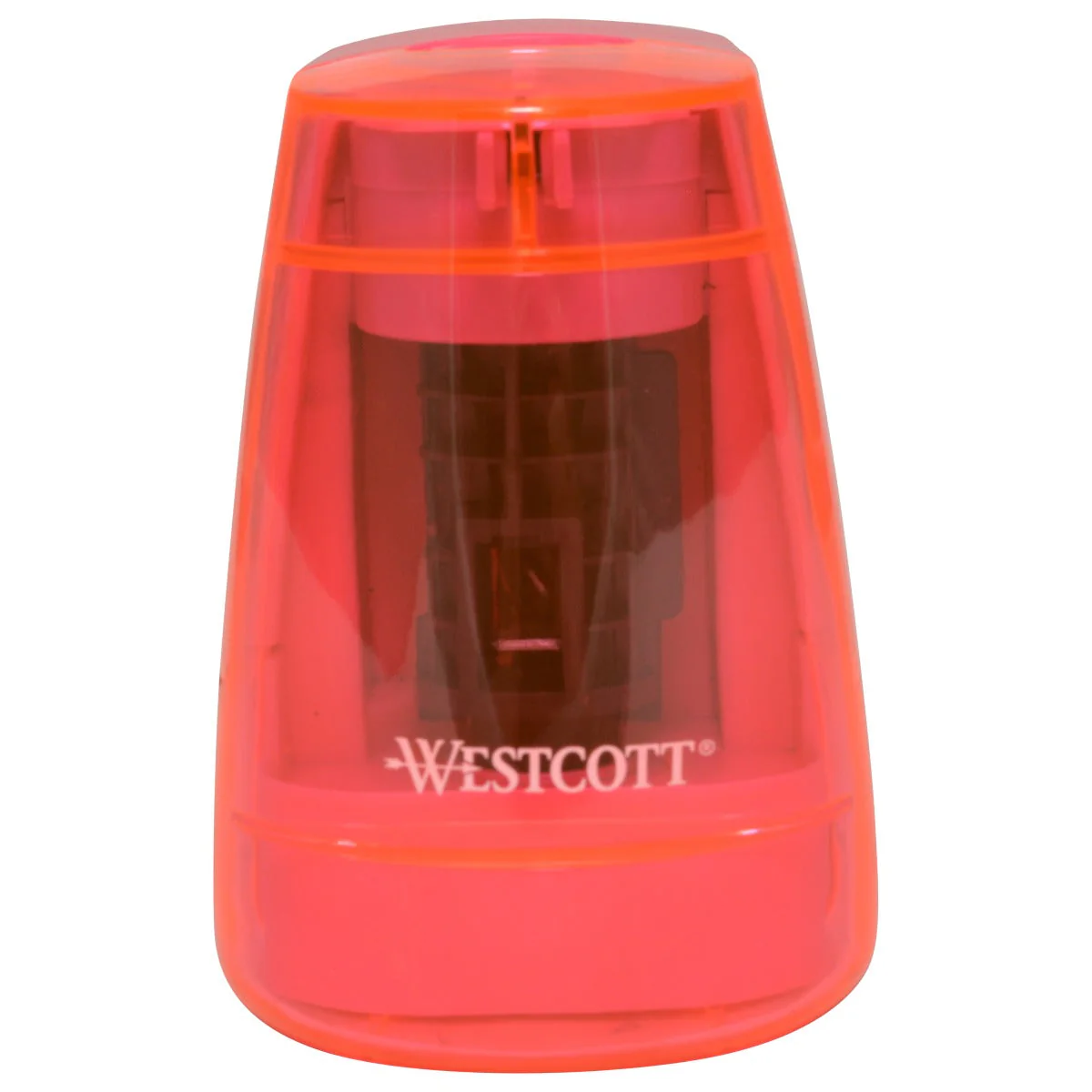Westcott iPoint Duo™ Dual-Powered Battery/Electric Pencil Sharpener, Pink (17814) - Image 8