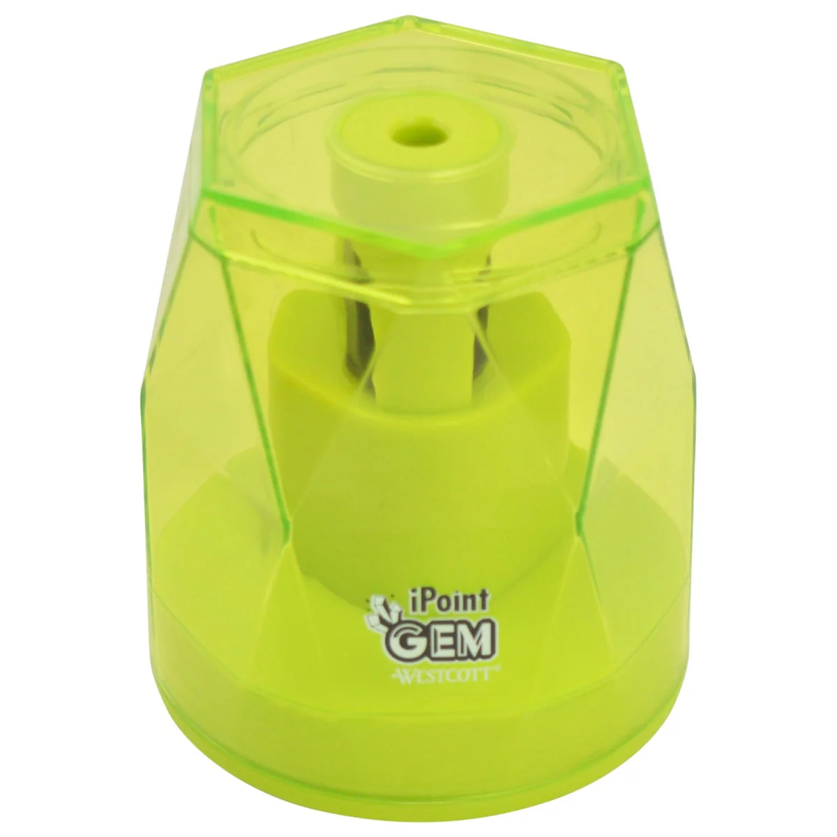 Westcott iPoint® GEM Battery Pencil Sharpener, Neon Green (00577-PARENT) - Image 6
