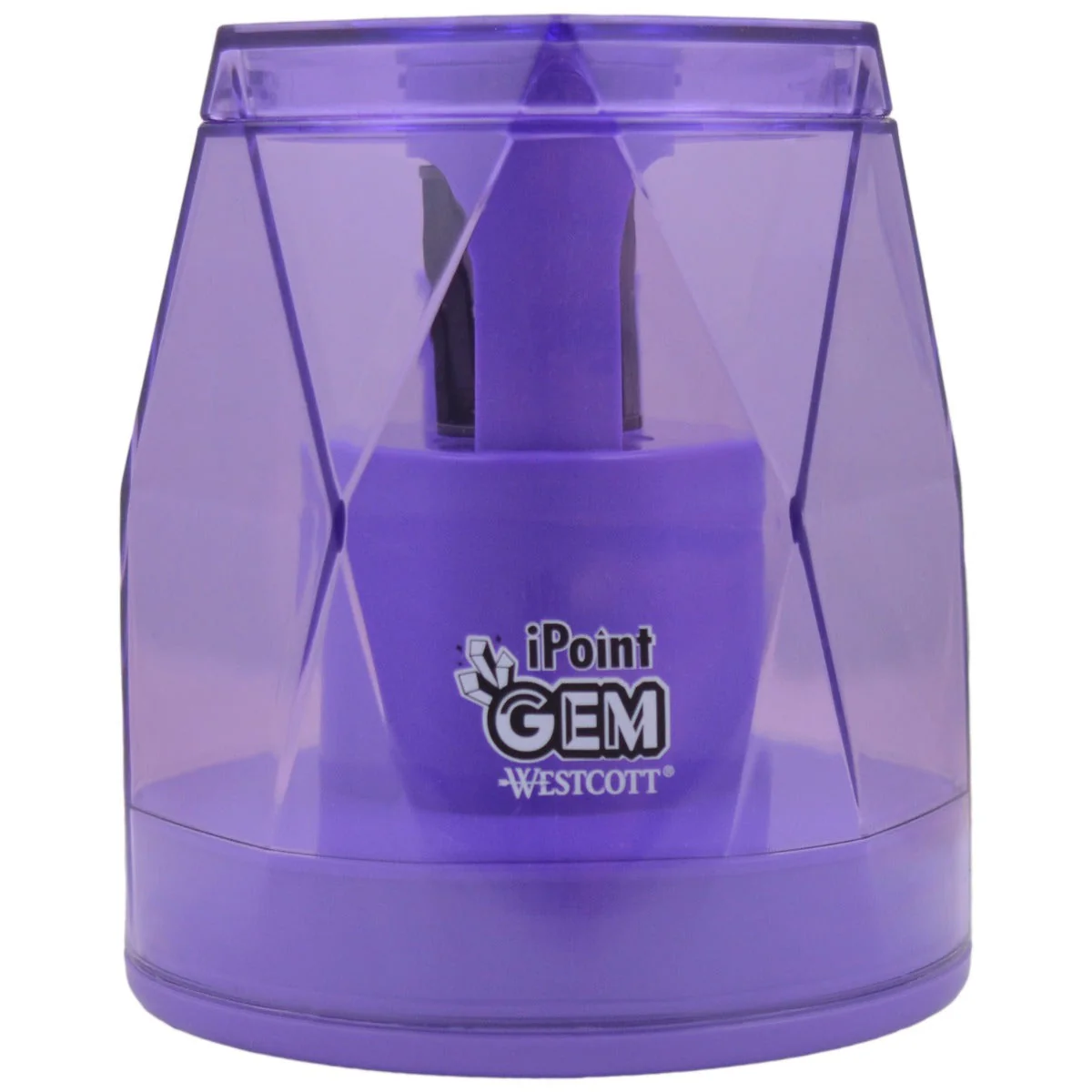 Westcott iPoint® GEM Battery Pencil Sharpener, Purple (00576-PARENT) - Image 10