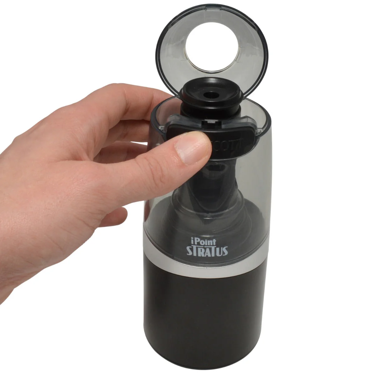 Westcott iPoint® Stratus Battery Pencil Sharpener, Assorted Colors (17794-PARENT) - Image 3