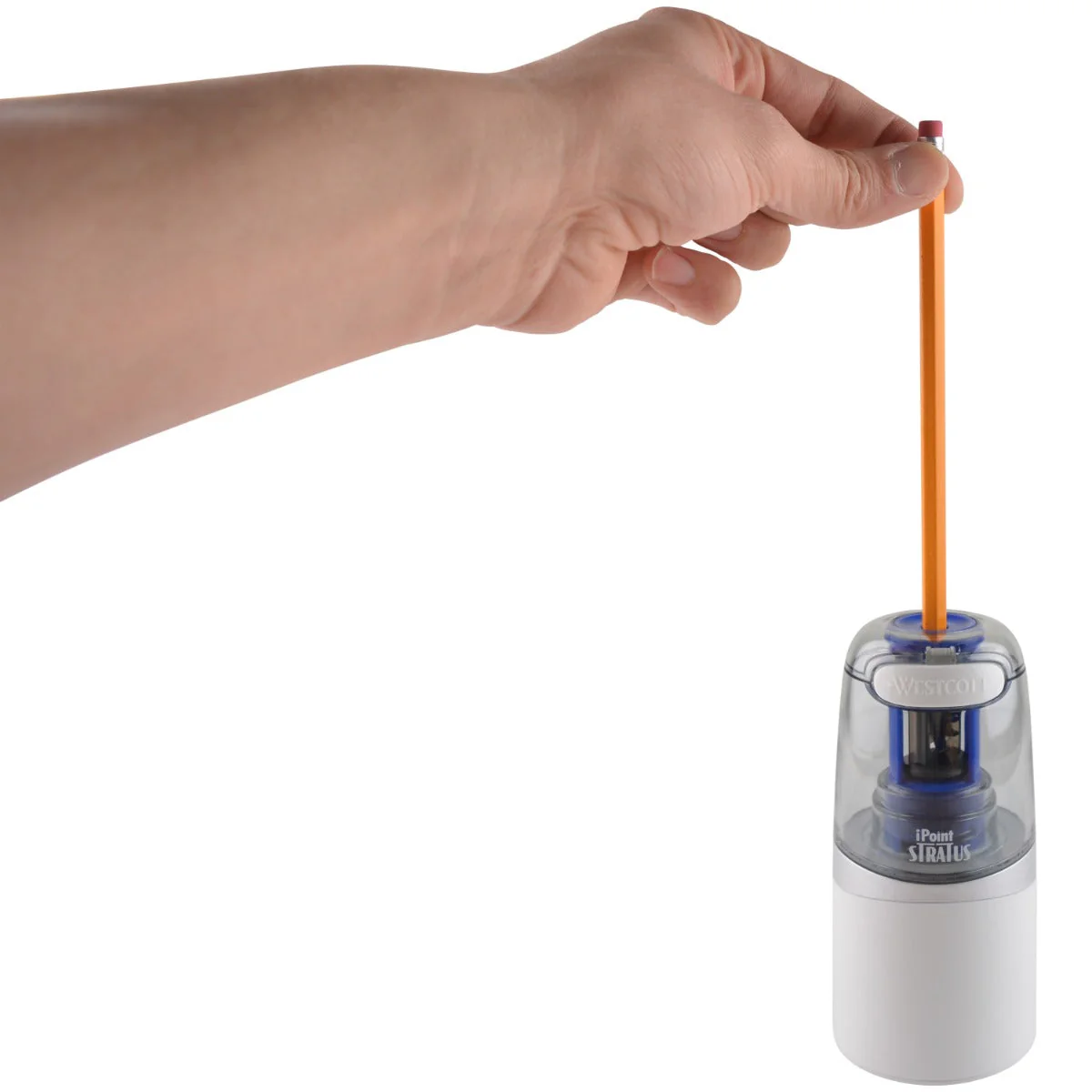 Westcott iPoint® Stratus Battery Pencil Sharpener, Assorted Colors (17794-PARENT) - Image 6