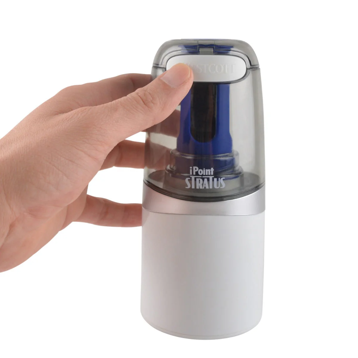 Westcott iPoint® Stratus Electric Pencil Sharpener, Assorted Colors (17793-PARENT) - Image 3