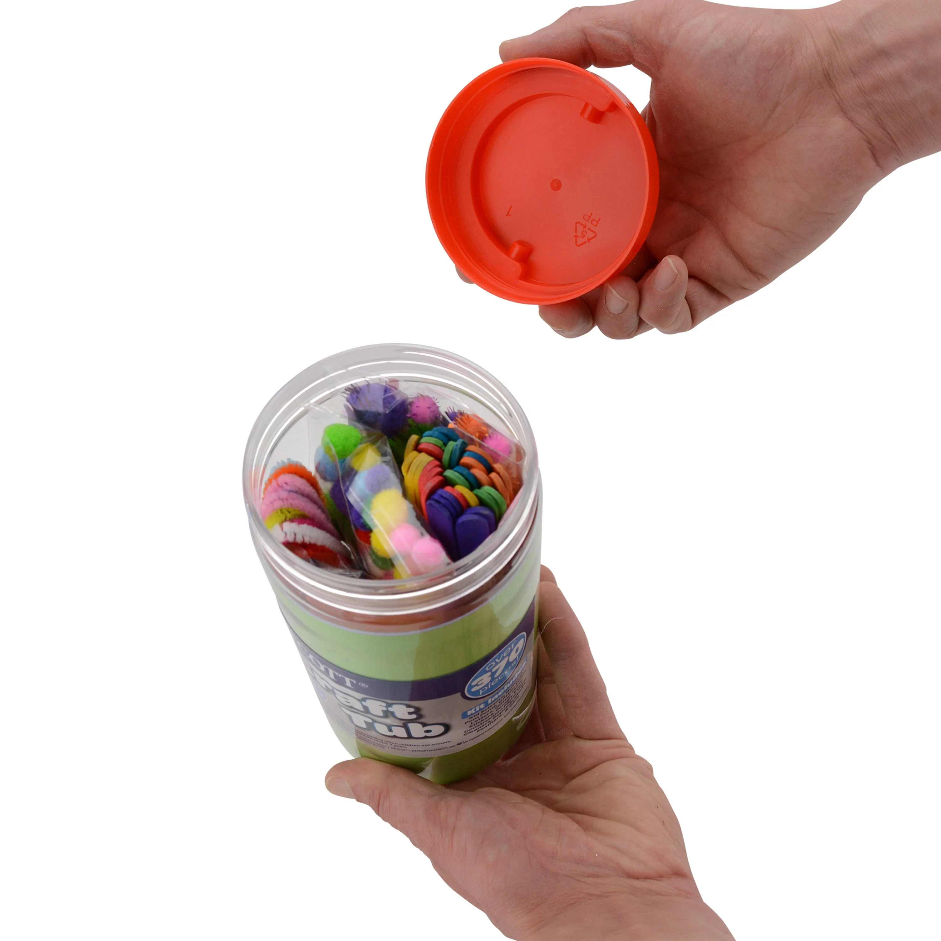 Westcott Kids Craft Tub with Over 300 Pieces (00985-PARENT) - Image 6
