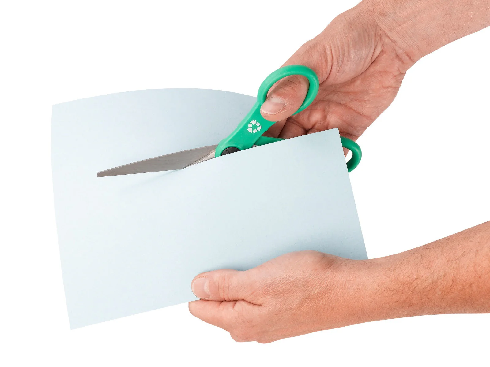 Westcott KleenEarth 8" Recycled Scissors with Anti-Microbial Protection (14820) - Image 4