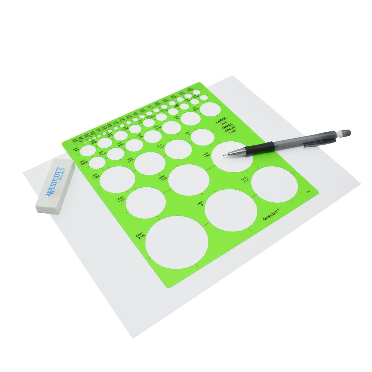 Westcott Large and Small Circles Template (T-831) - Image 5