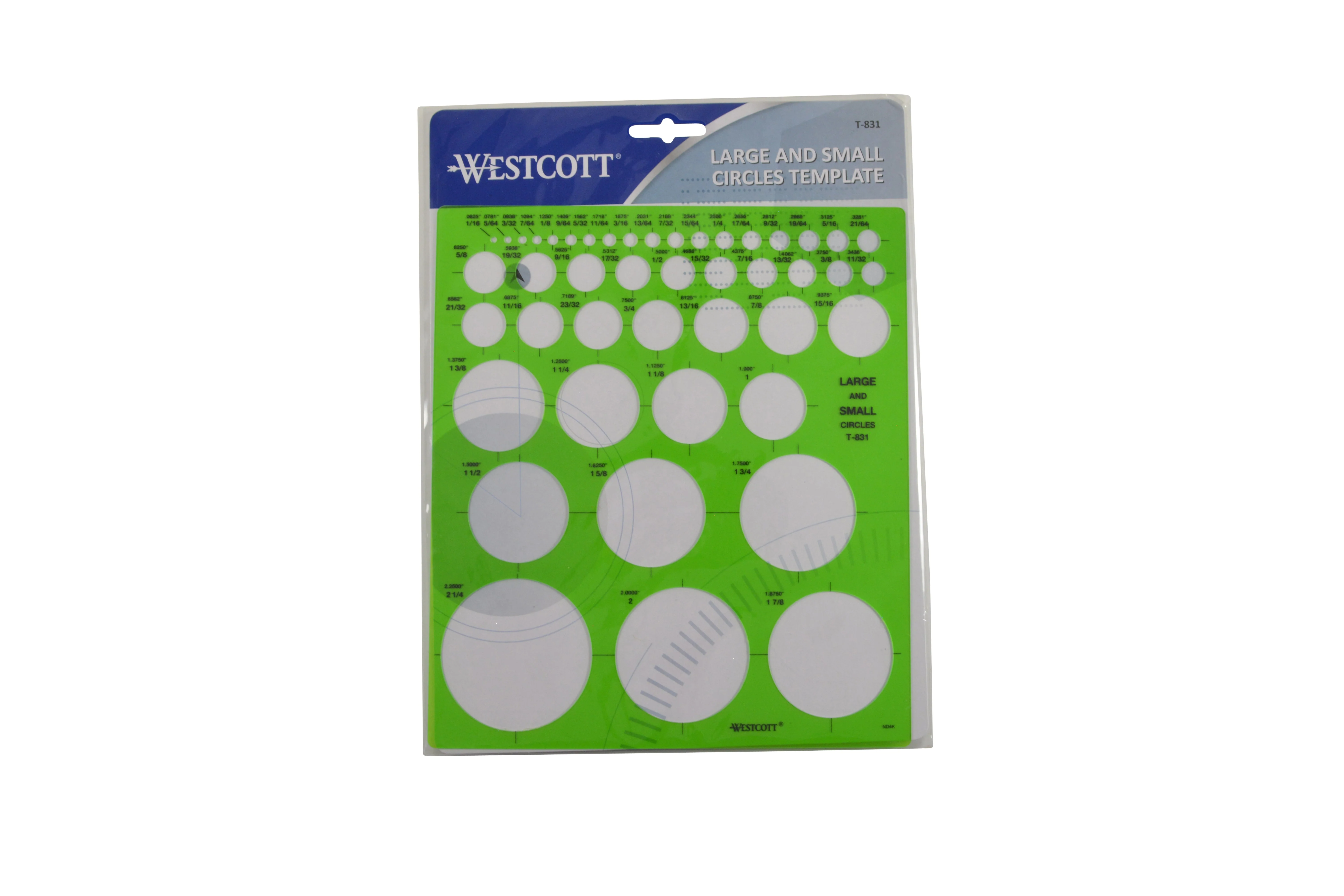 Westcott Large and Small Circles Template (T-831) - Image 8