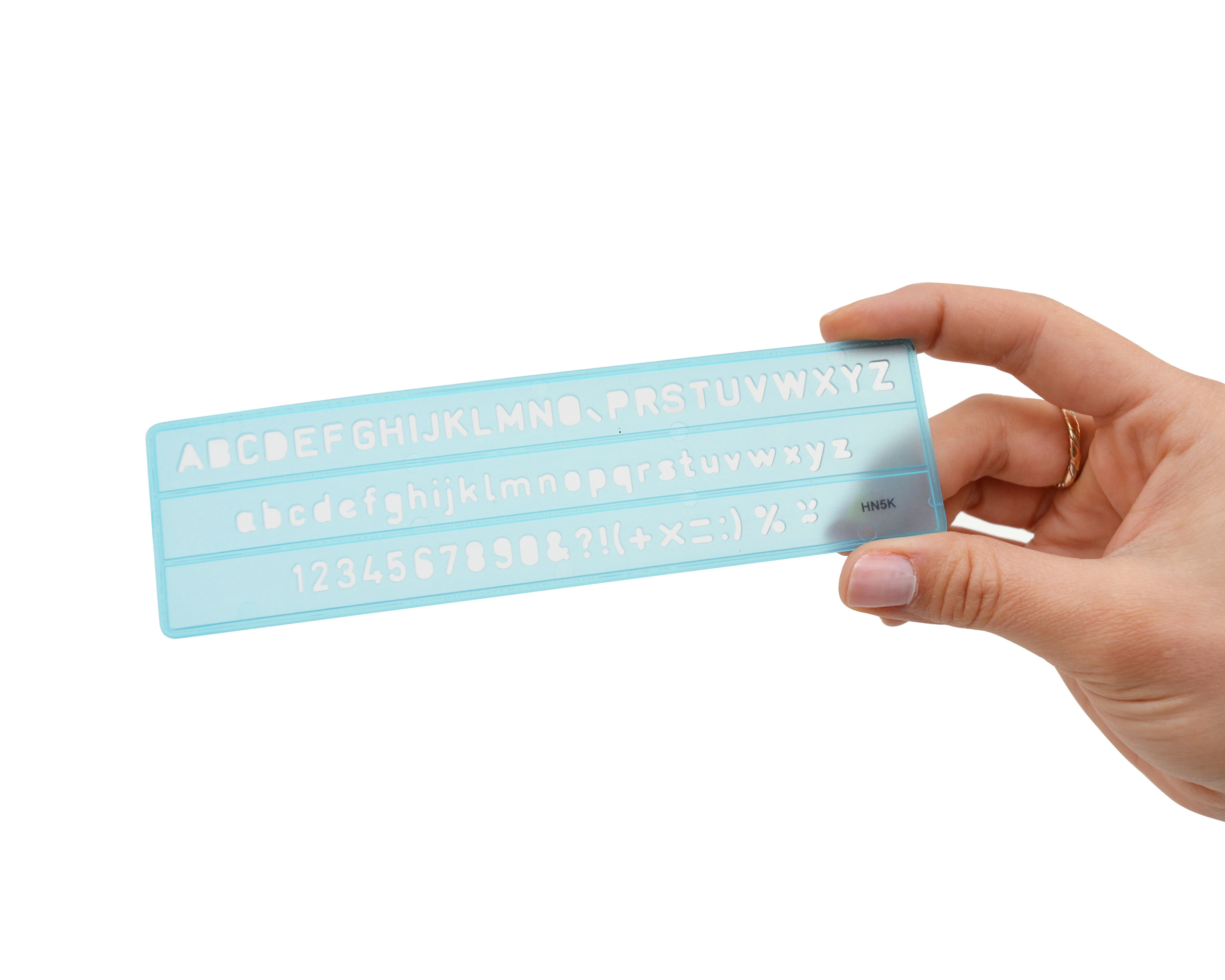 Westcott Letter Stenciling Guides (4 sizes) (02145) - Image 10