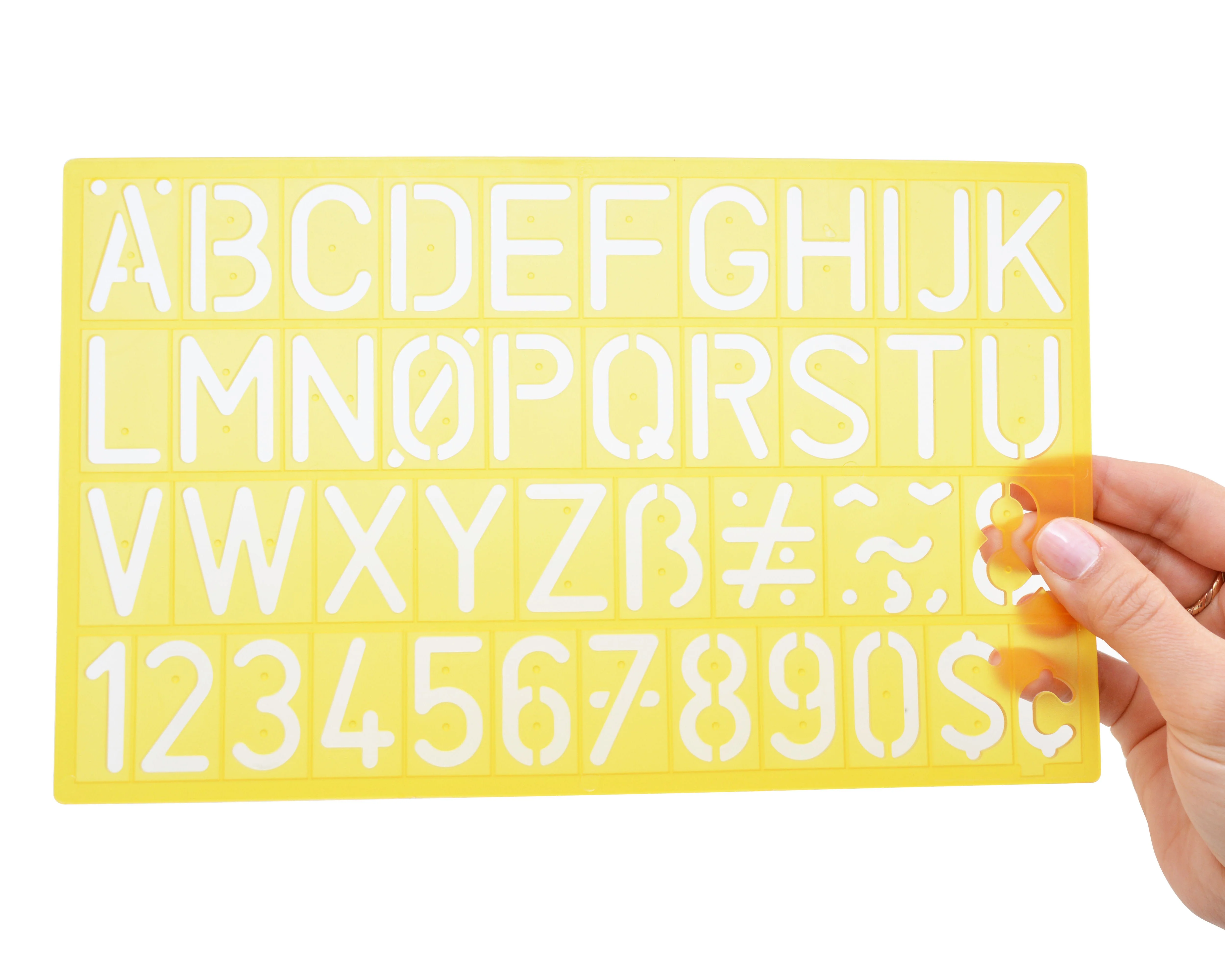 Westcott Letter Stenciling Guides (4 sizes) (02145) - Image 11