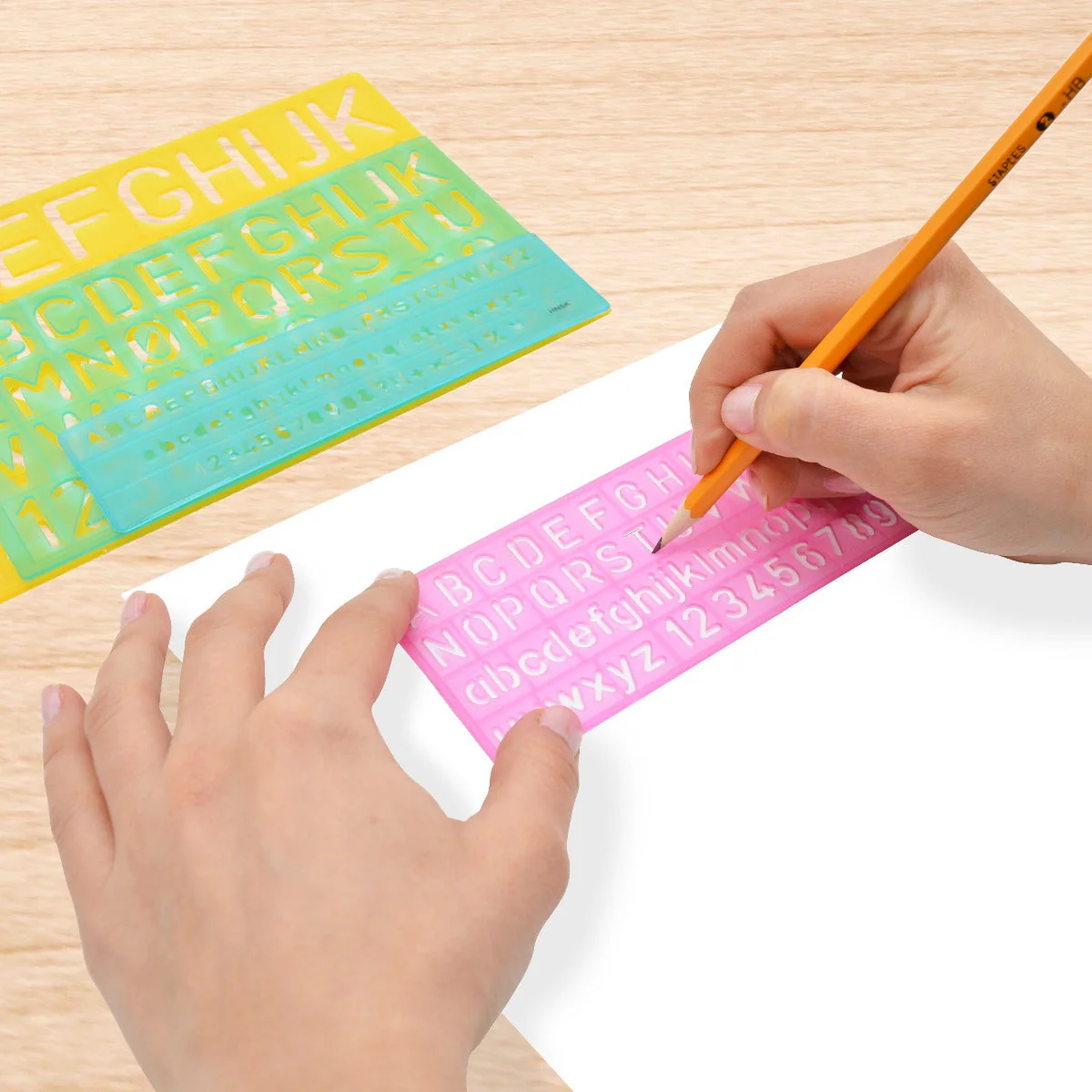 Westcott Letter Stenciling Guides (4 sizes) (02145) - Image 13