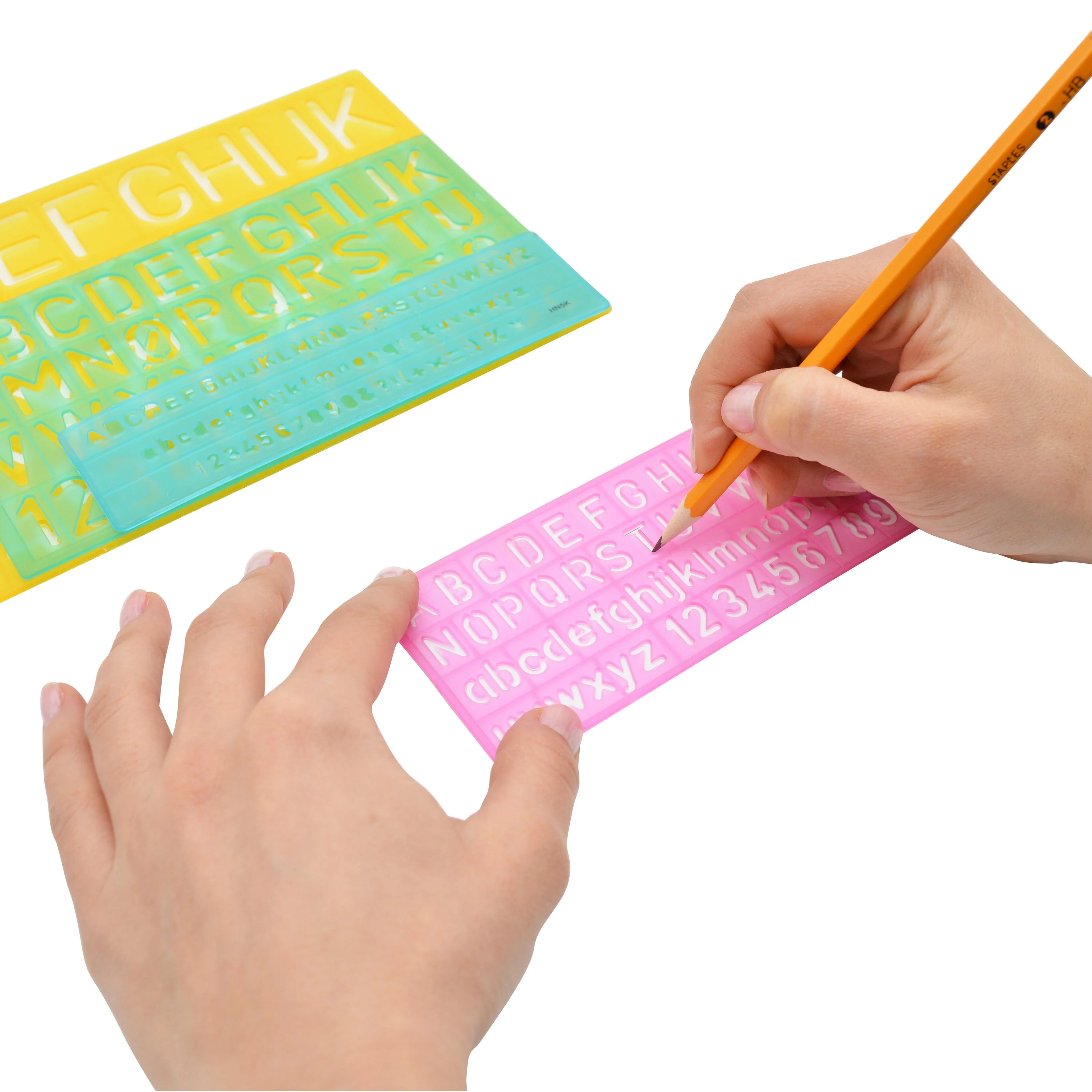 Westcott Letter Stenciling Guides (4 sizes) (02145) - Image 6