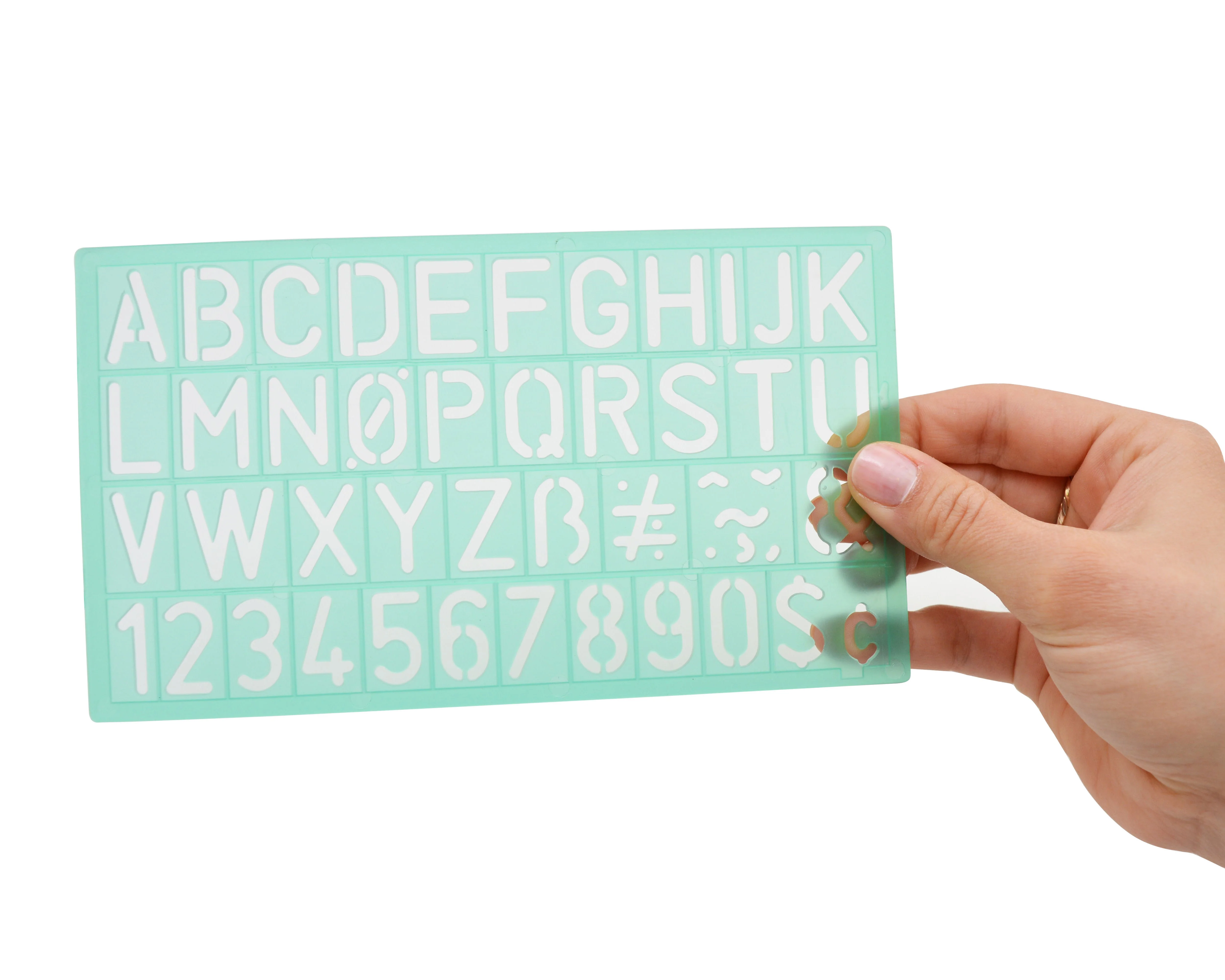 Westcott Letter Stenciling Guides (4 sizes) (02145) - Image 9
