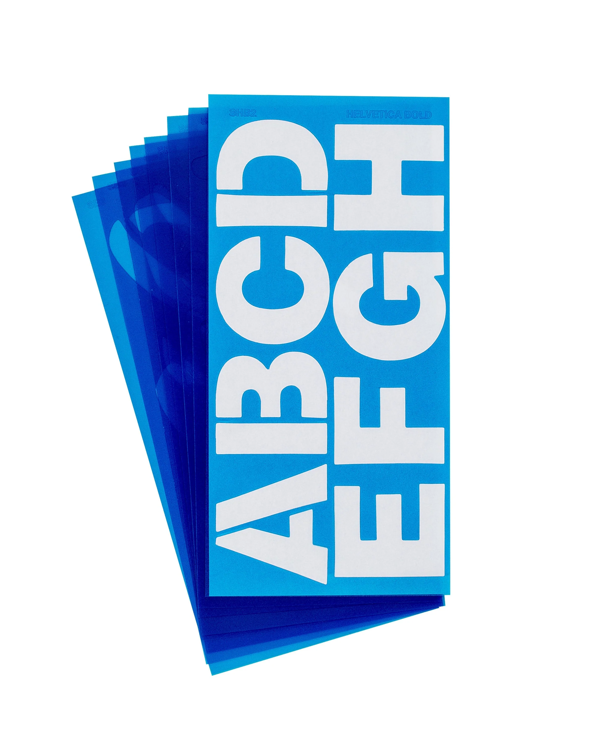 Westcott LetterCraft 2" Stencils, Helvetica Bold Font (15842)