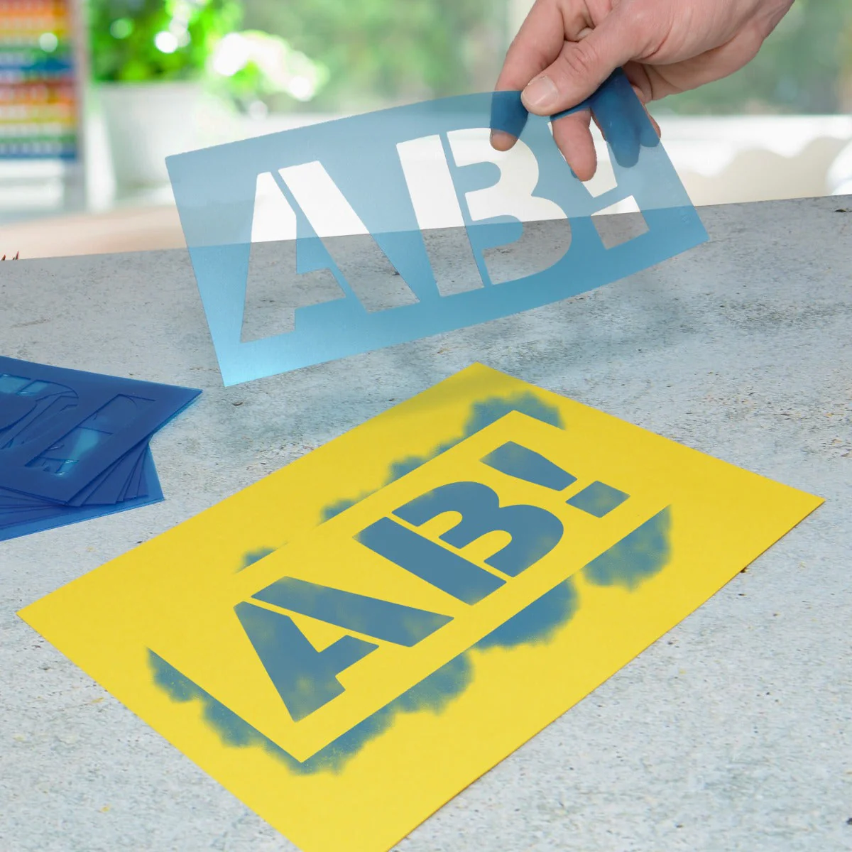 Westcott LetterCraft Stencils 3" Capital Letters, Helvetica Bold Font (15832) - Image 4