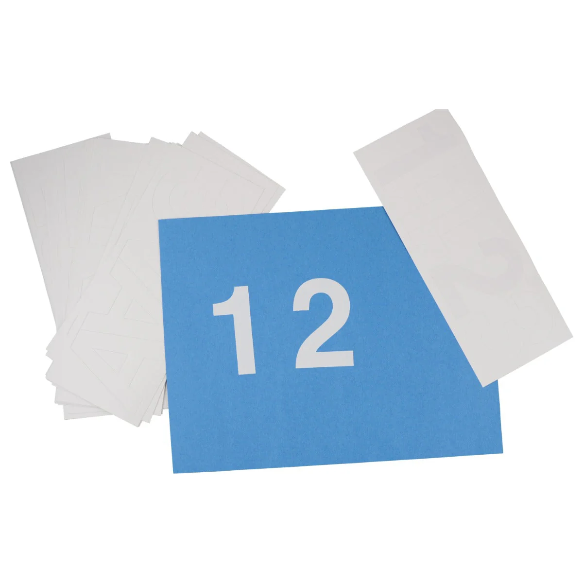 Westcott LetterCraft Permanent Vinyl Letters, White, Helvetica Font, 3-Inch Characters (15863) - Image 5